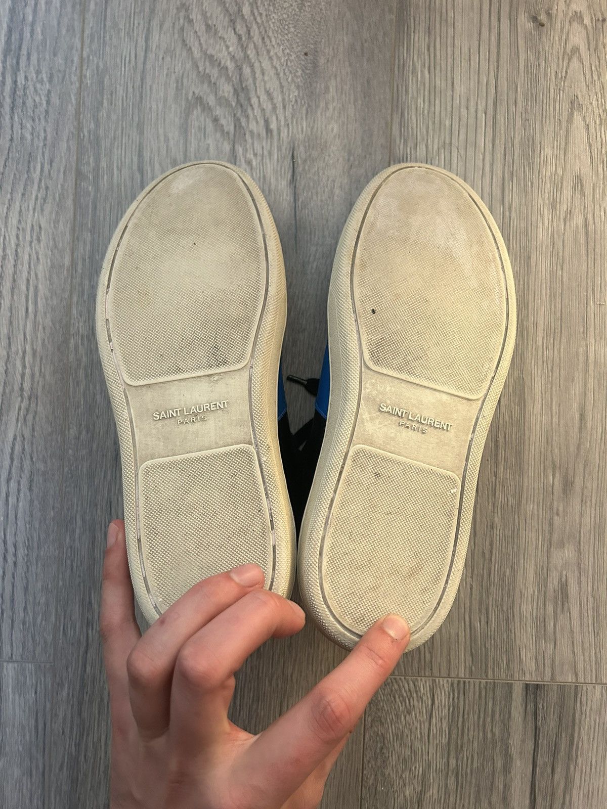 Saint Laurent Paris Saint Laurent Low-Top Court Sneaker - Size 39 Size US 6 / EU 39 - 6 Thumbnail