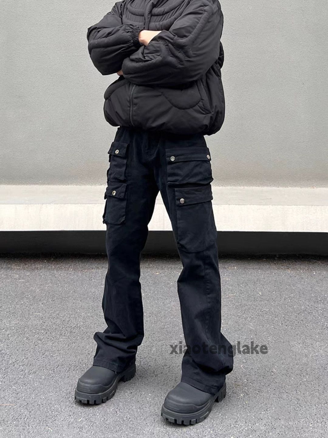 Designer × Japanese Brand × Vintage utility military tactical punk grunge flared cargo pants Size US 28 / EU 44 - 1 Thumbnail