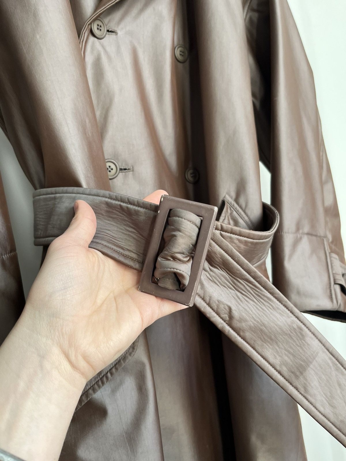 Issey Miyake Archive Issey Miyake Windcoat mid 90s soft shell trench coat Size US M / EU 48-50 / 2 - 7 Thumbnail