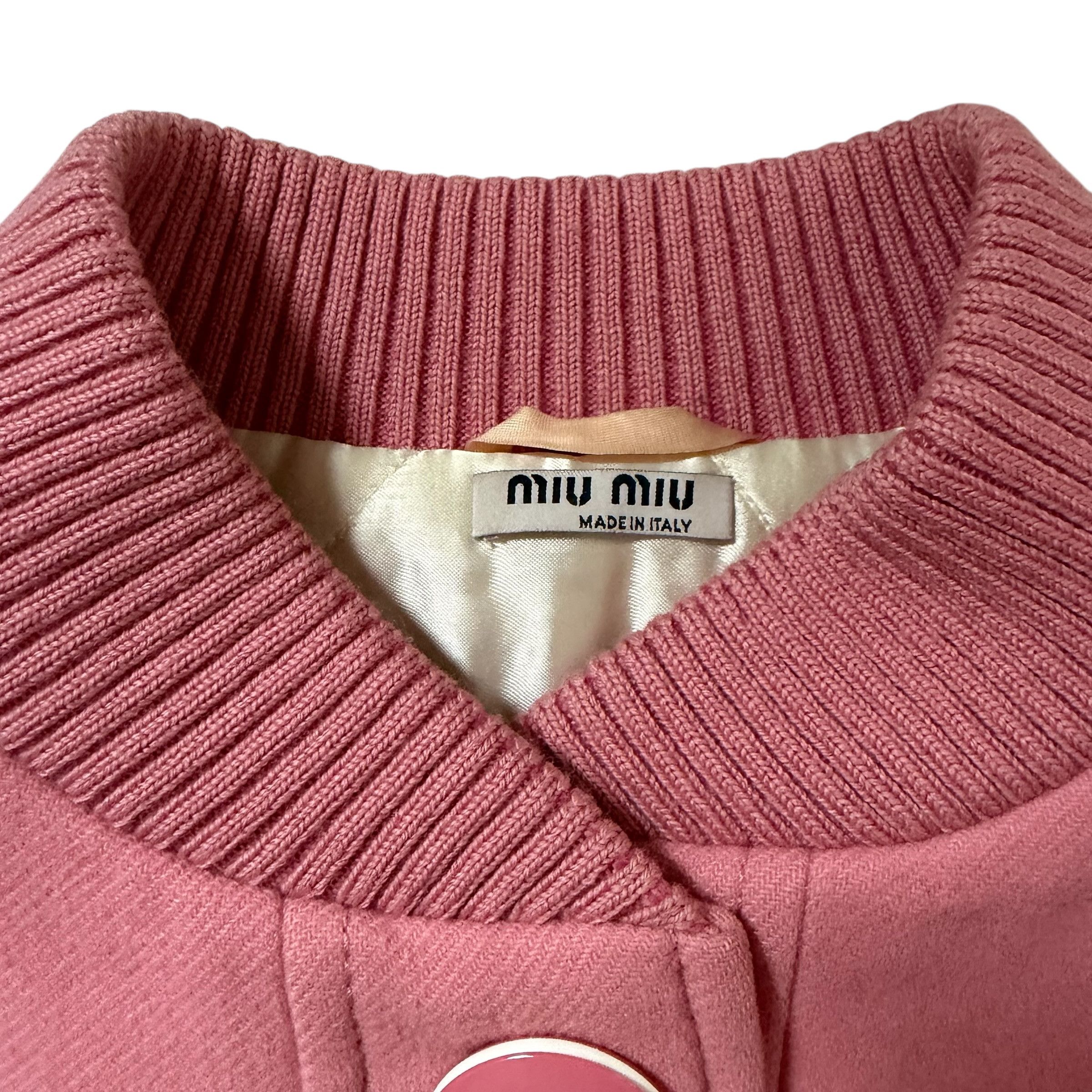 Miu Miu MIU MIU VARSITY JACKET Size M / US 6-8 / IT 42-44 - 6 Thumbnail