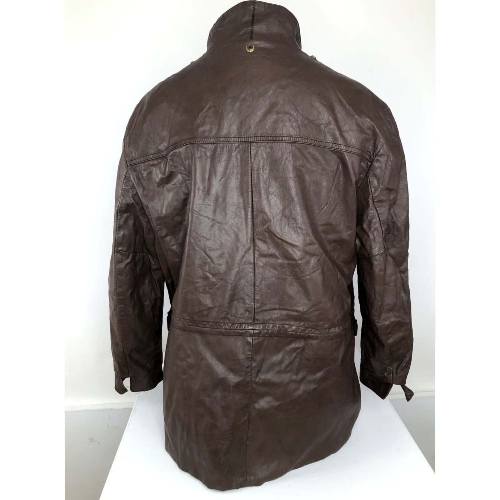 Vintage FIELDMASTER Field Jacket Mens 44R Leather Lined Vintage Brown Chore Farm Jacket Size US S / EU 44-46 / 1 - 5 Thumbnail