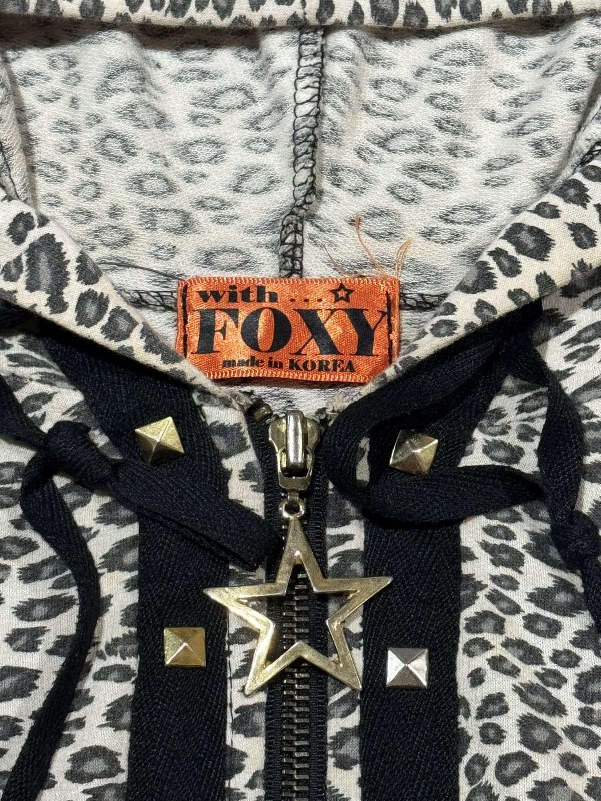 Hysteric Glamour Studded Gothic Foxy Leopard Japanese Hoodie Size US S / EU 44-46 / 1 - 5 Thumbnail