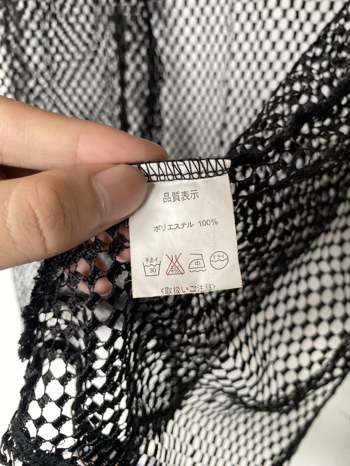 If Six Was Nine × Japanese Brand × Le Grande Bleu (L.G.B.) Rupuau Fishnet Sleeveless Top Size US M / EU 48-50 / 2 - 5 Thumbnail