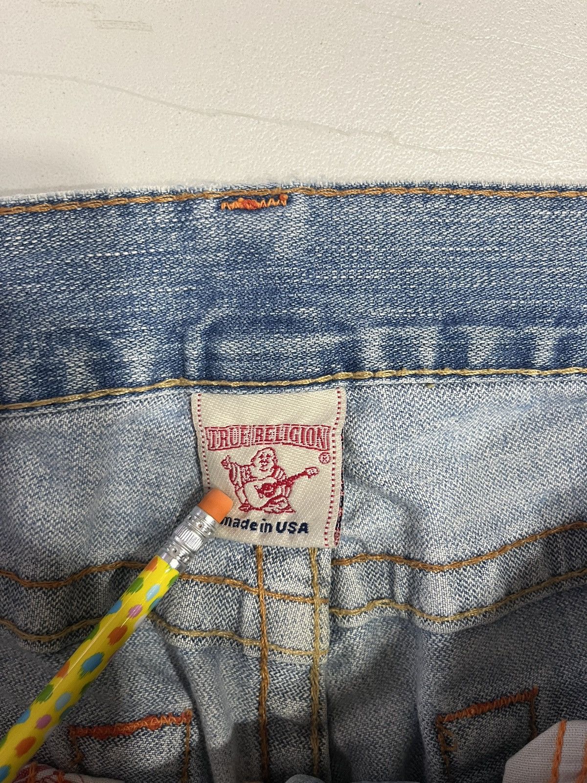 True Religion × Vintage Y2K true religion wide leg jeans Size US 36 / EU 52 - 3 Thumbnail