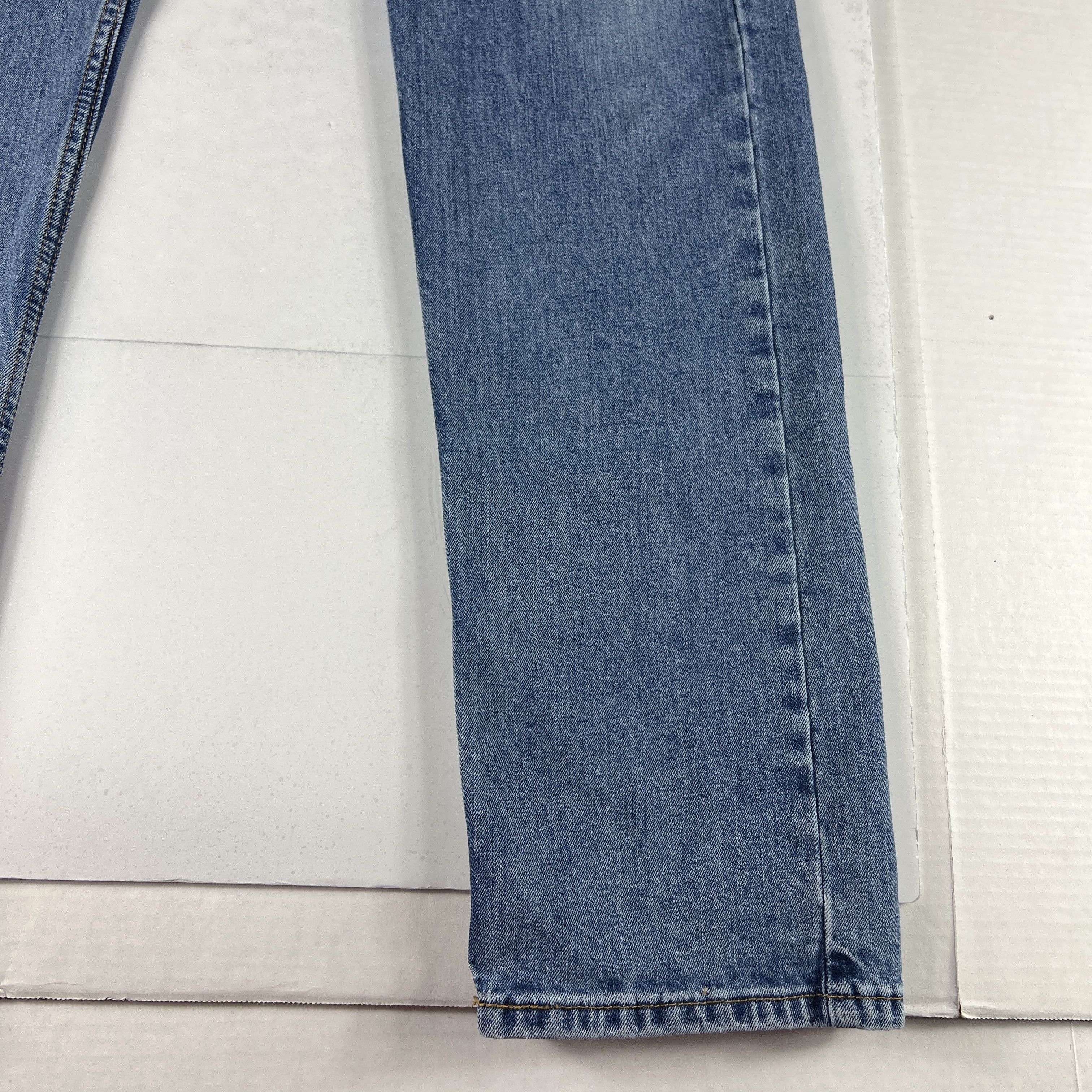 Levi's Levi's Jeans 505 Straight Leg Blue Faded Stretch Denim Size US 34 / EU 50 - 5 Thumbnail
