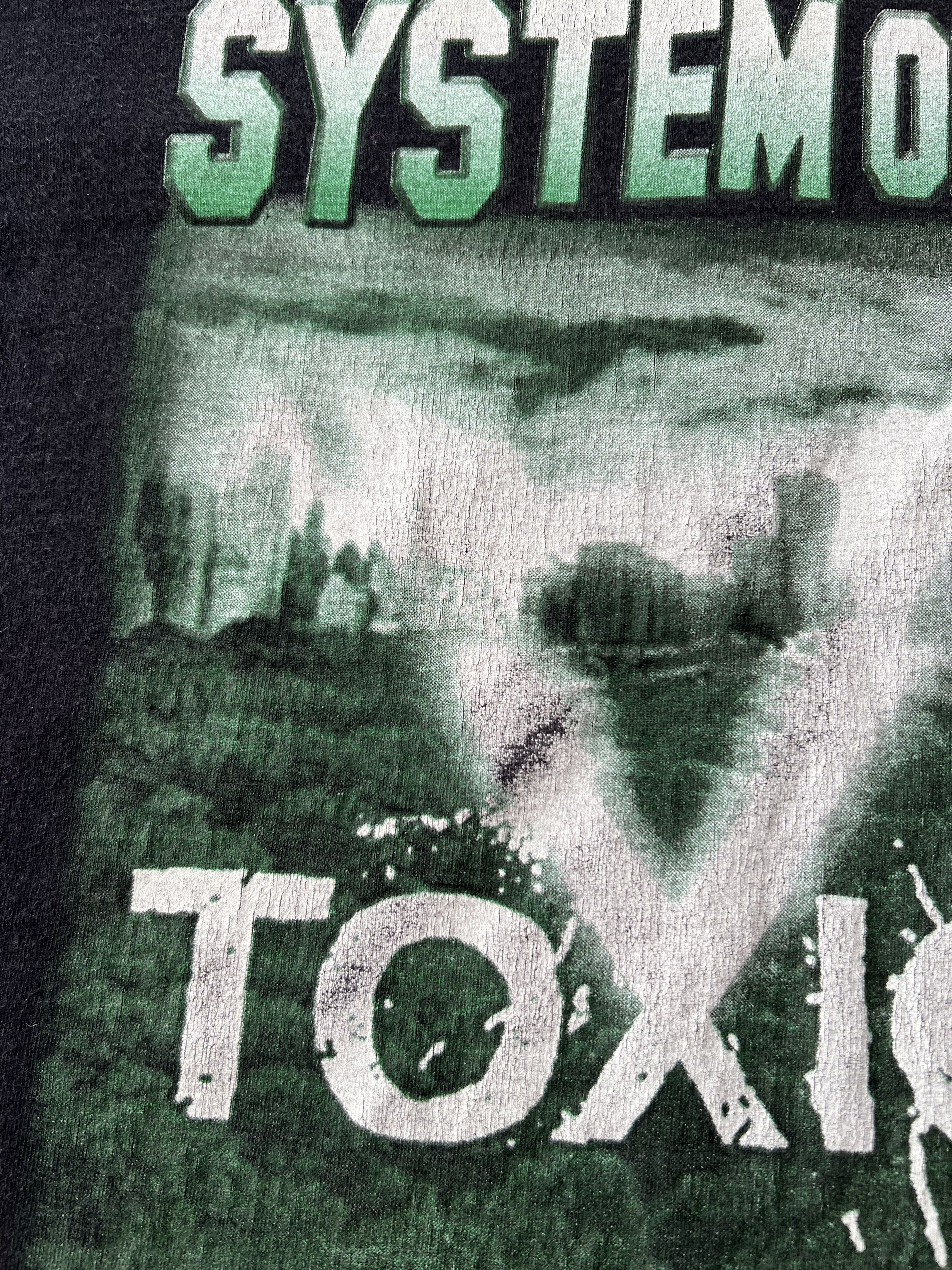 Band Tees Vintage 2000s System of a Down Toxicity Black T-shirt Size US M / EU 48-50 / 2 - 7 Thumbnail