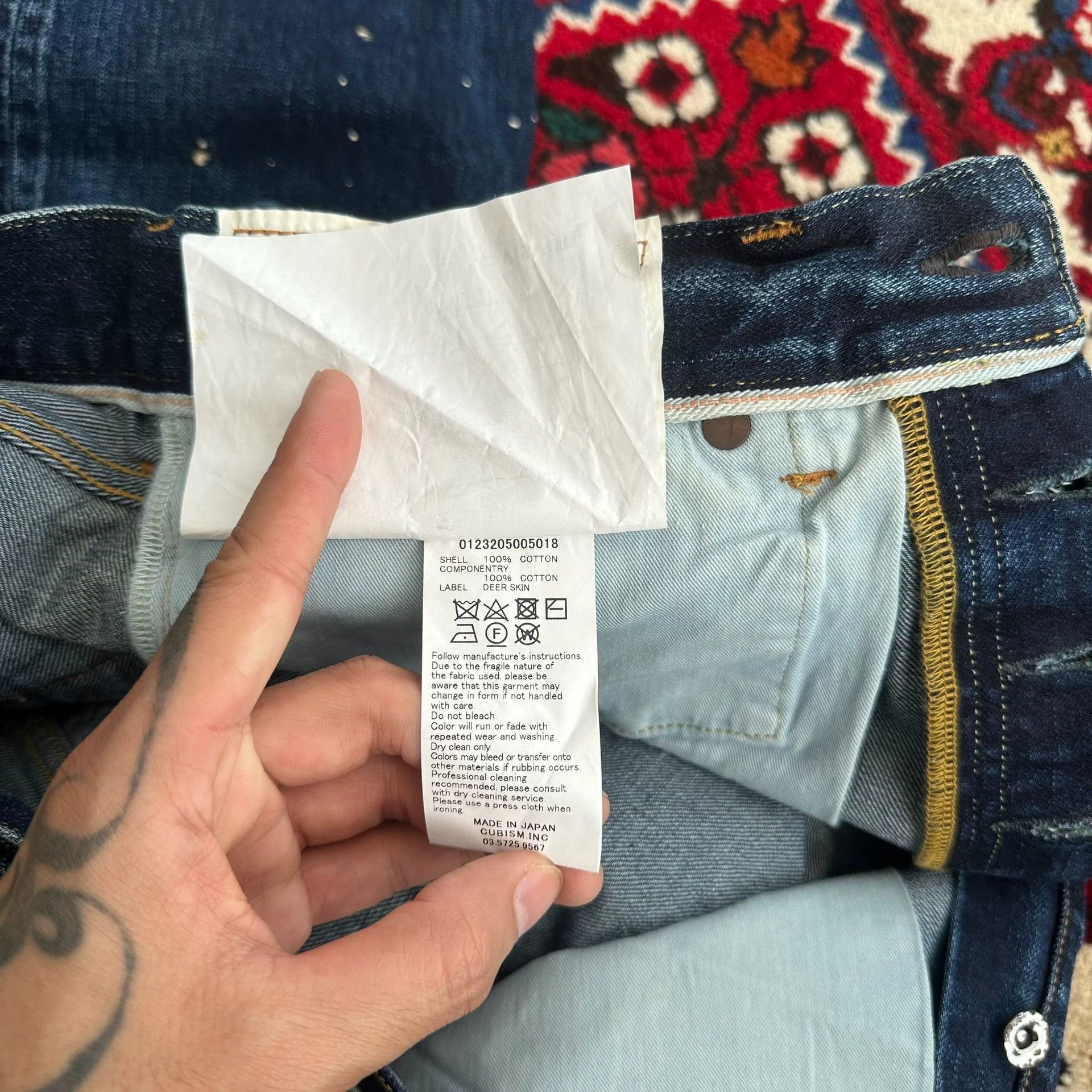 Visvim Visvim 23aw 00 Dry22 Washed Denim Jeans 2 9.9 new Size US 32 / EU 48 - 7 Thumbnail