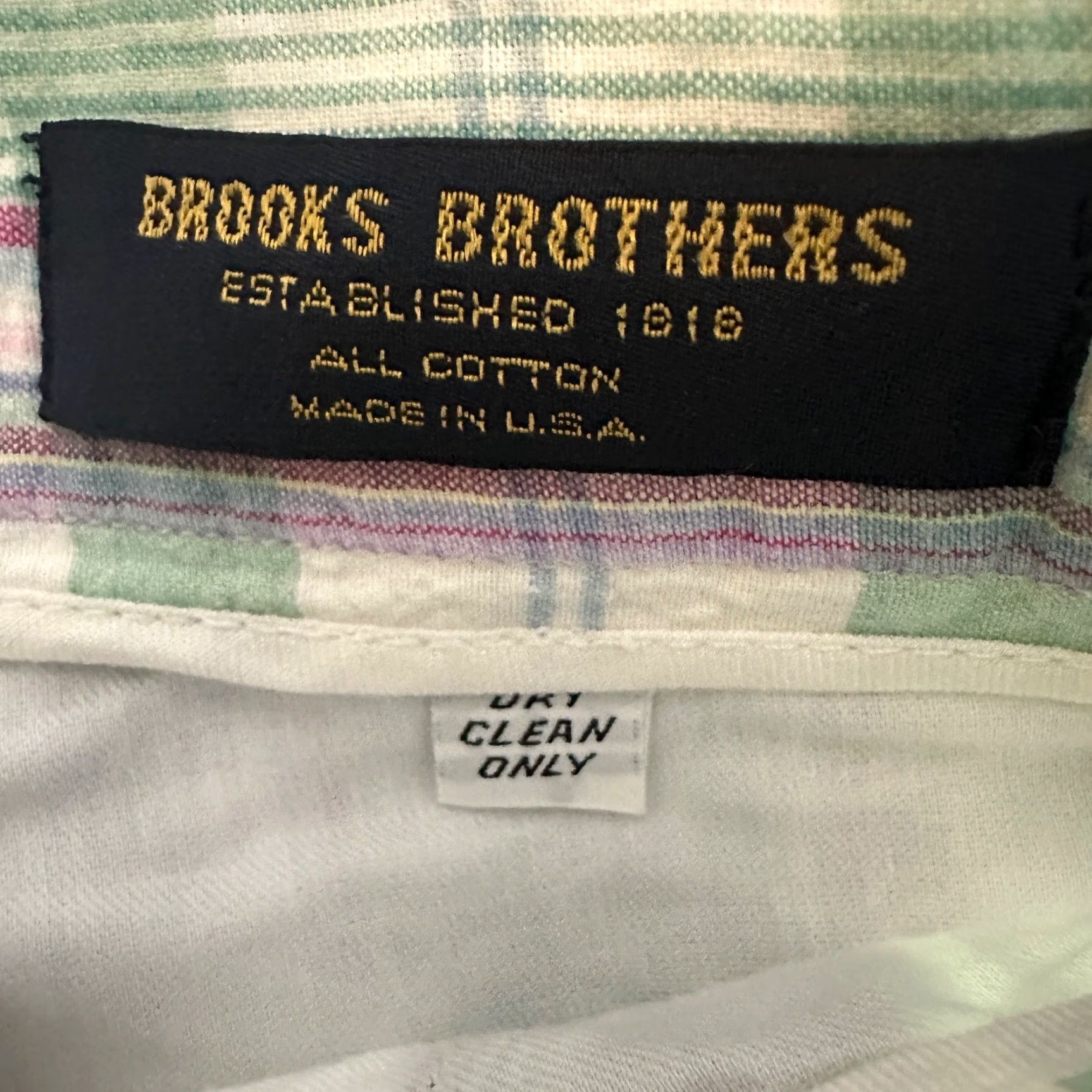Brooks Brothers VINTAGE Brooks Brothers Shorts Mens 30 Green Plaid Chino USA Made Size US 30 / EU 46 - 3 Thumbnail