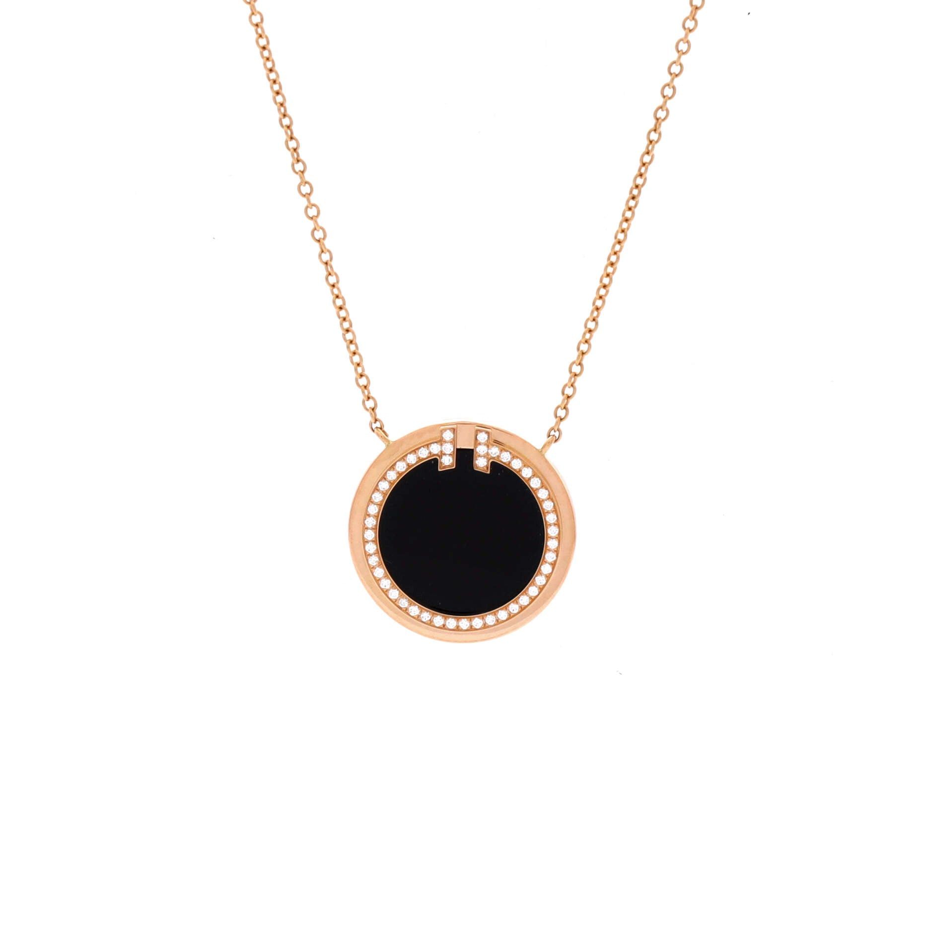 Tiffany & Co. T Circle Pendant Necklace Size ONE SIZE - 1 Thumbnail