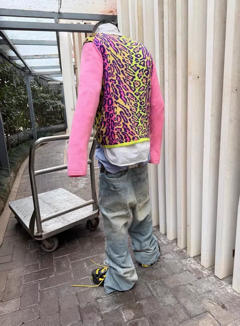 Comme des Garcons Comme des Garcons Pink Leopard Sweater Size US M / EU 48-50 / 2 - 8 Thumbnail