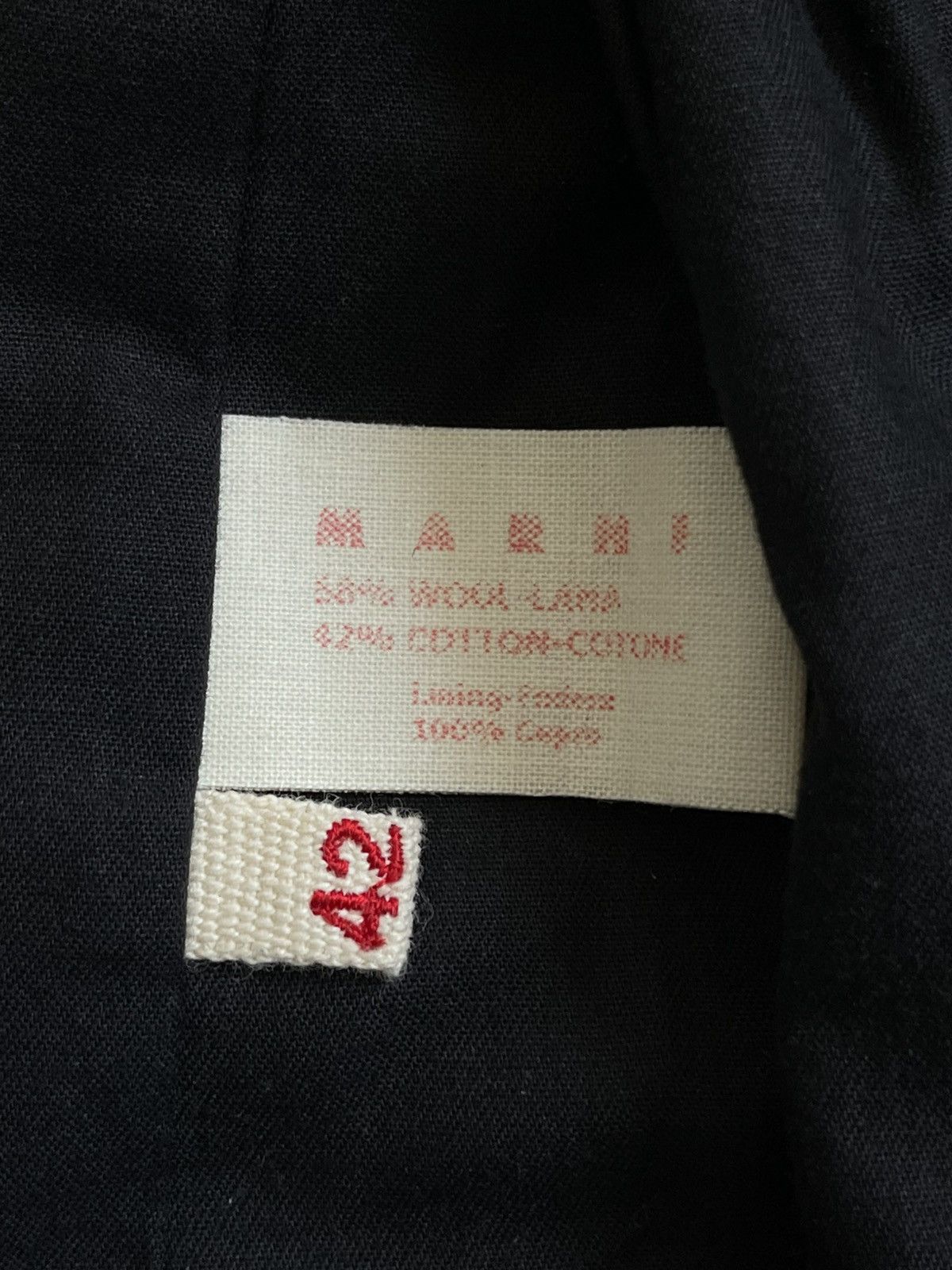 Marni Marni Black Wool Blend Women's Striped Blazer Jacket Archive Size M / US 6-8 / IT 42-44 - 10 Thumbnail