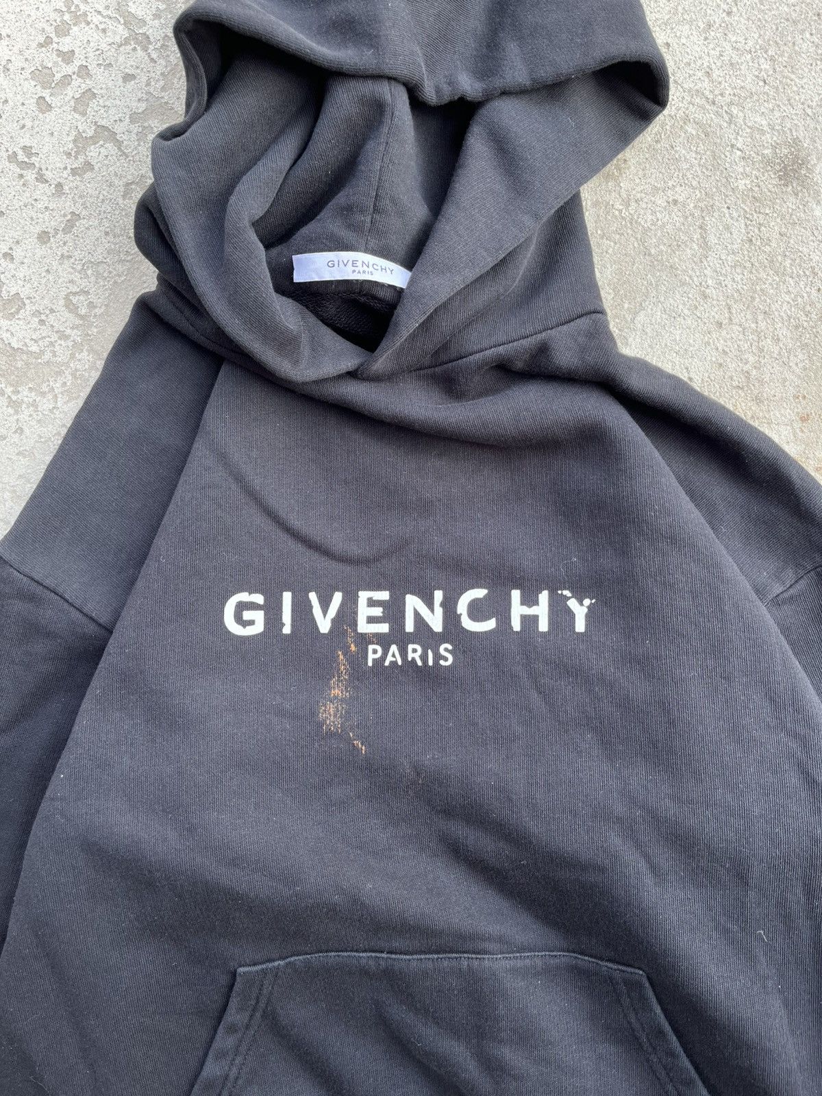 Givenchy Givenchy Paris Big Logo Hoodie Size US S / EU 44-46 / 1 - 6 Thumbnail