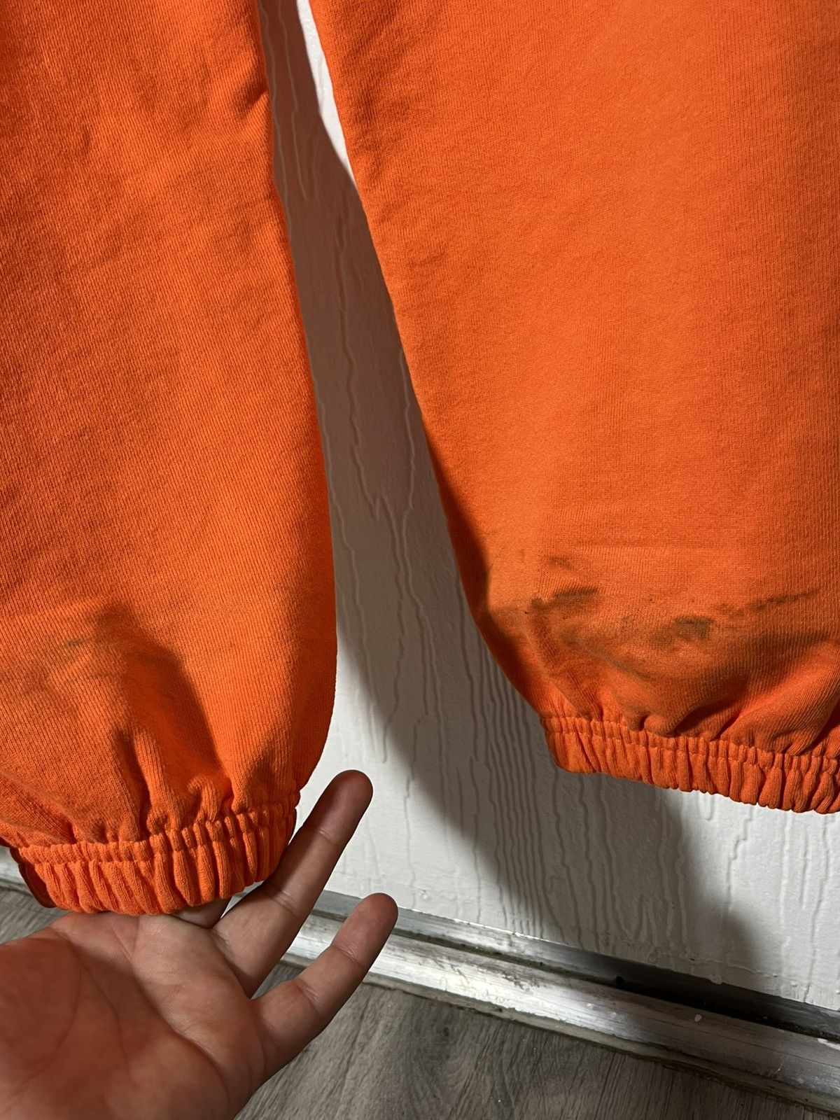 Young Thug SS24 Sp5der Legacy Sweatpants Joggers Orange Mens Medium Size US 30 / EU 46 - 6 Thumbnail