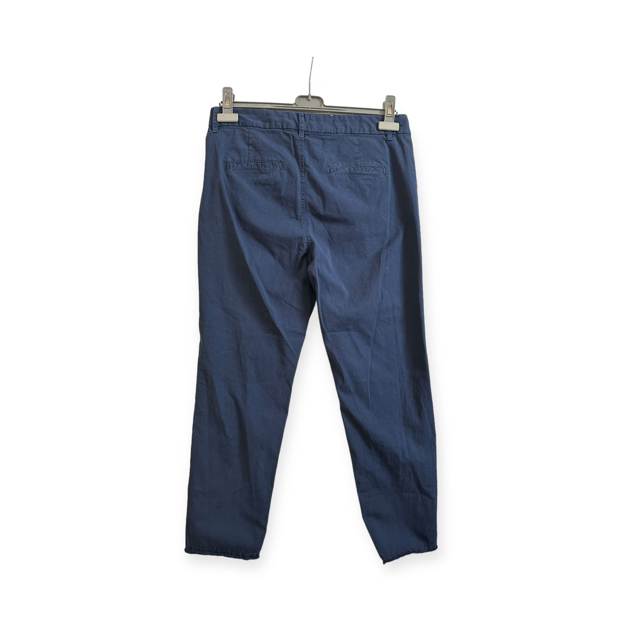 Nili Lotan Nili Lotan Cropped Montauk Pants, Size 4, Marine Blue, N Size 27" / US 4 / IT 40 - 2 Thumbnail
