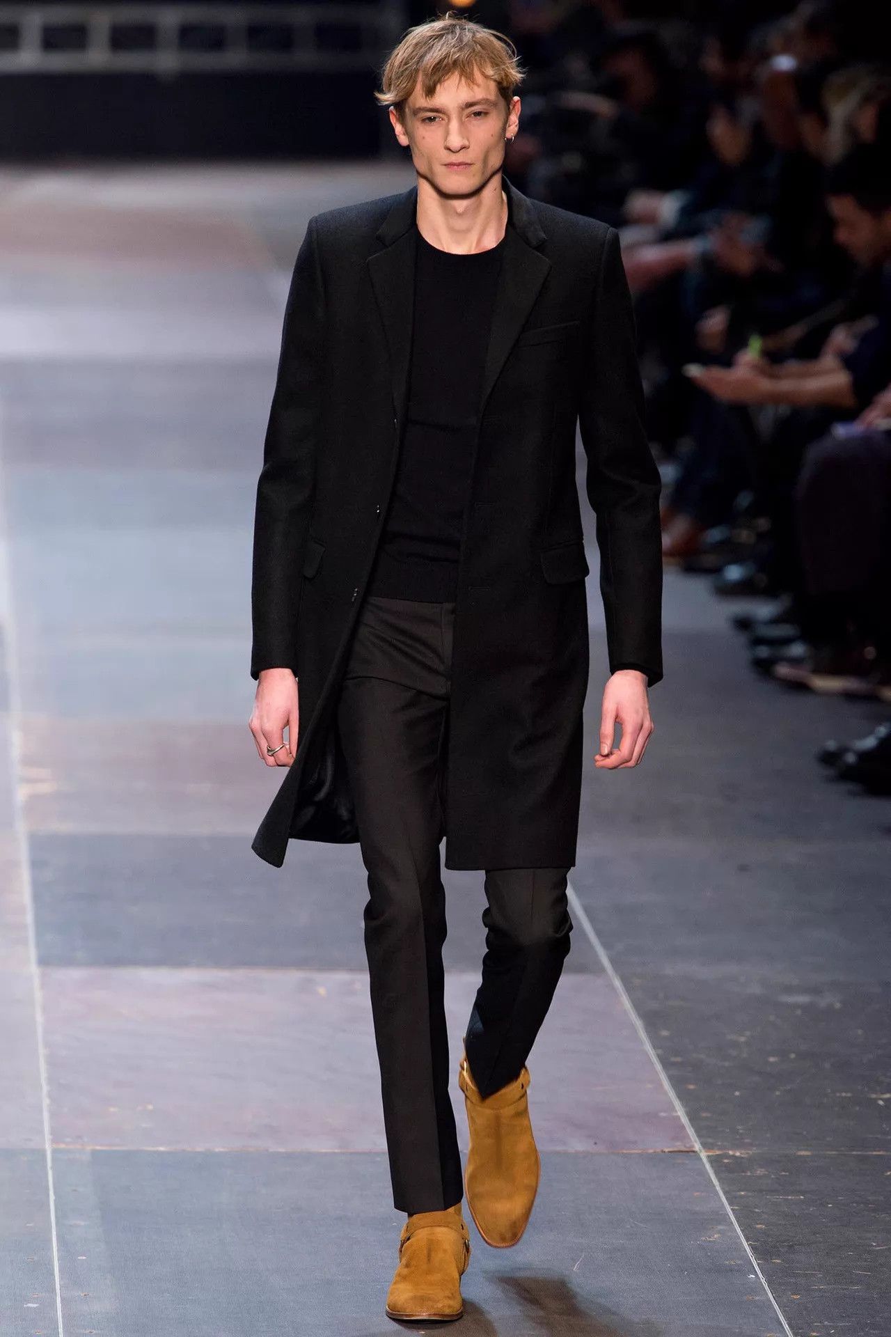 Saint Laurent Paris SLP 14fw Navy Slim Fit Wool Trousers 50 New Size US 34 / EU 50 - 6 Thumbnail