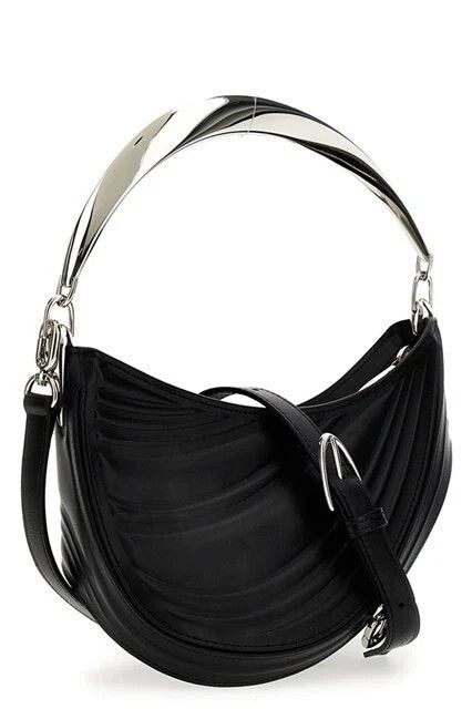 Mugler MUGLER Black Spiral Top Handle Bag New & Authentic Size ONE SIZE - 2 Thumbnail