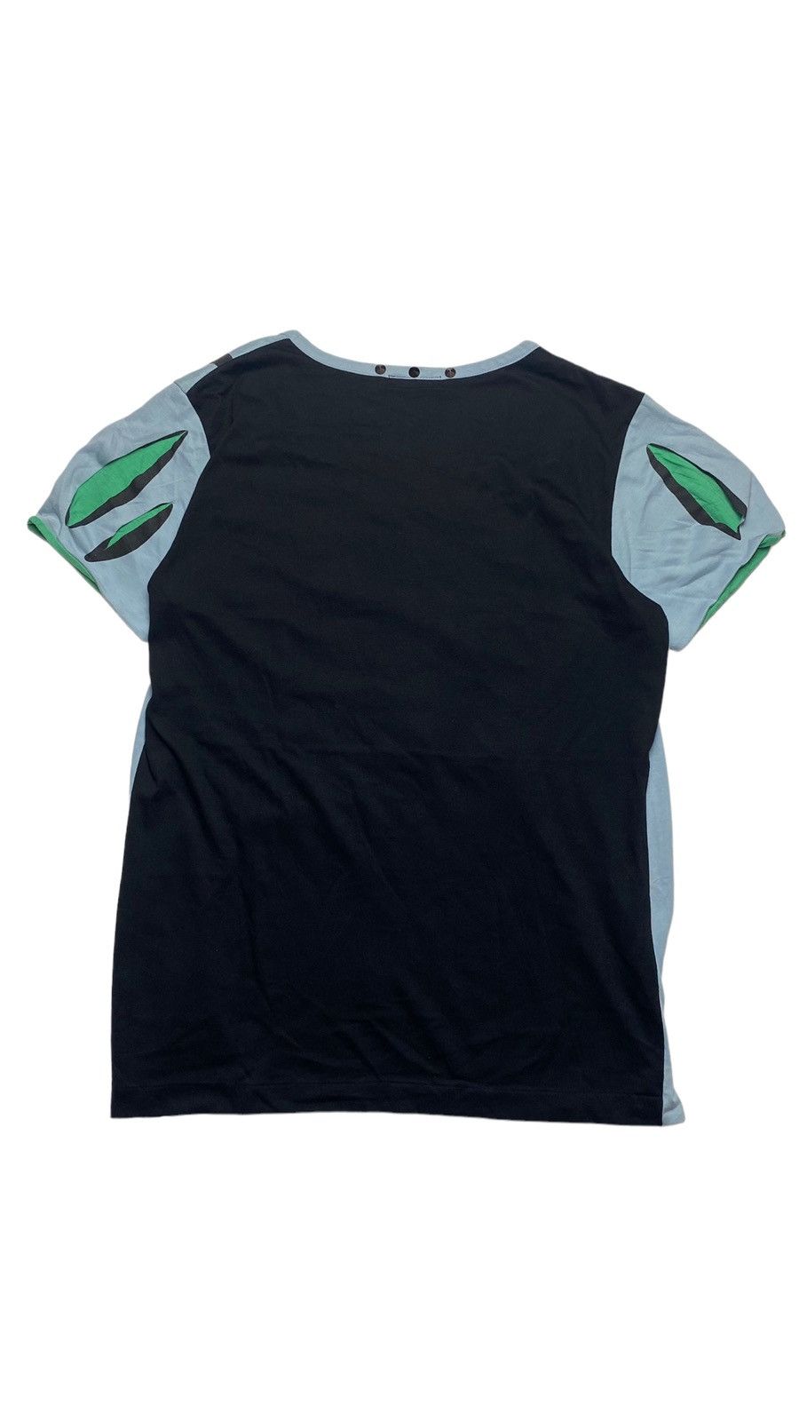 20471120 2000s Milkboy - Slashed Spike V Neck T-Shirt Size US M / EU 48-50 / 2 - 2 Thumbnail