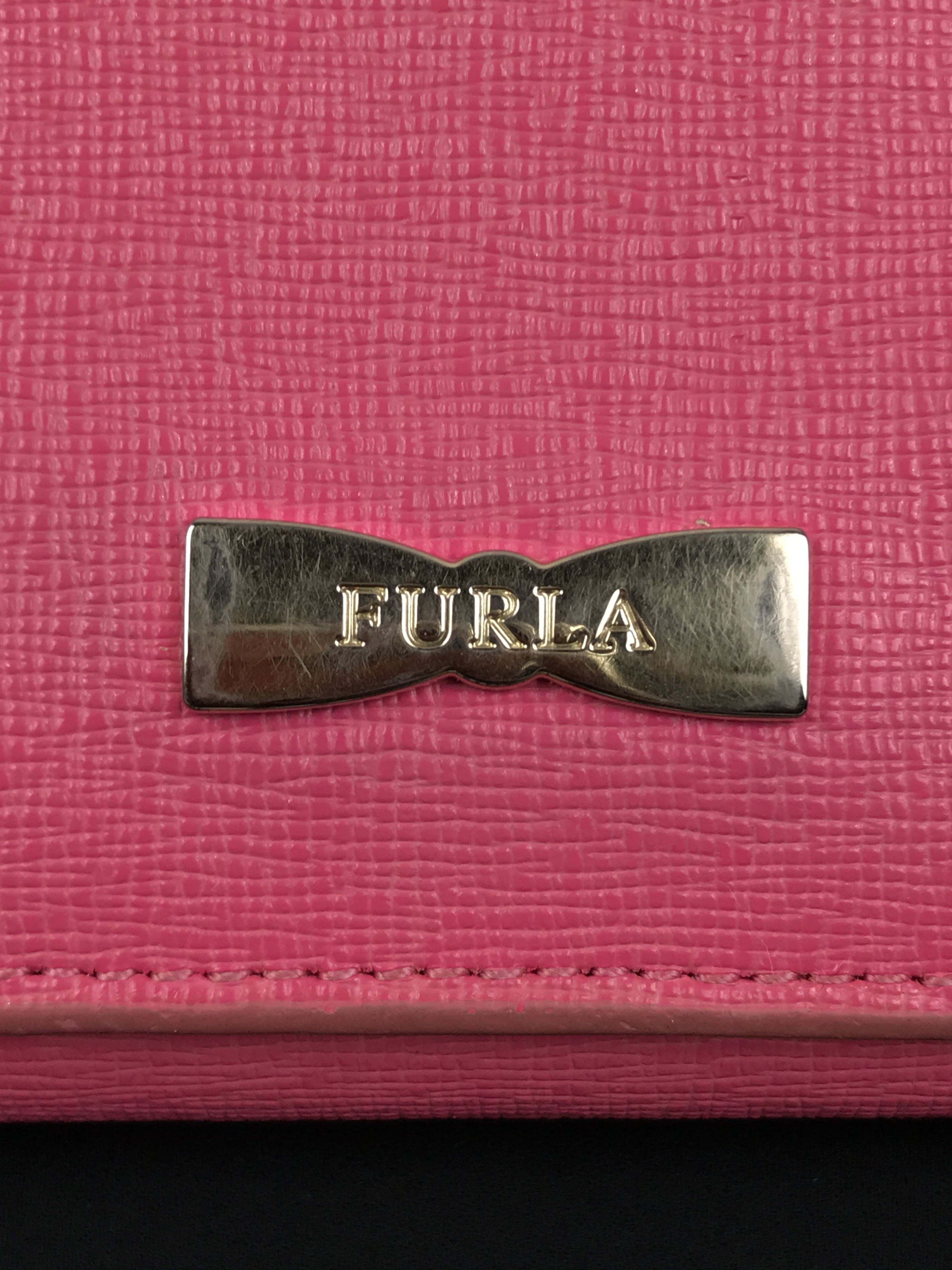 Designer × Furla × Vintage Vintage Furla Tri-Fold Flap Compact Wallet (Genuine leather) Size ONE SIZE - 6 Thumbnail
