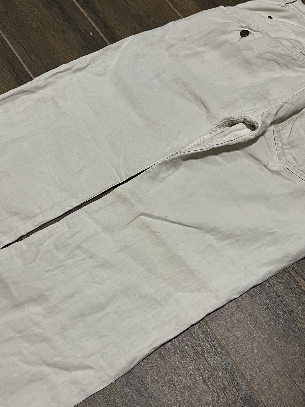 Yohji Yamamoto 🎐 Y's [1990s] Wide Textured Linen Pants Size US 30 / EU 46 - 12 Thumbnail
