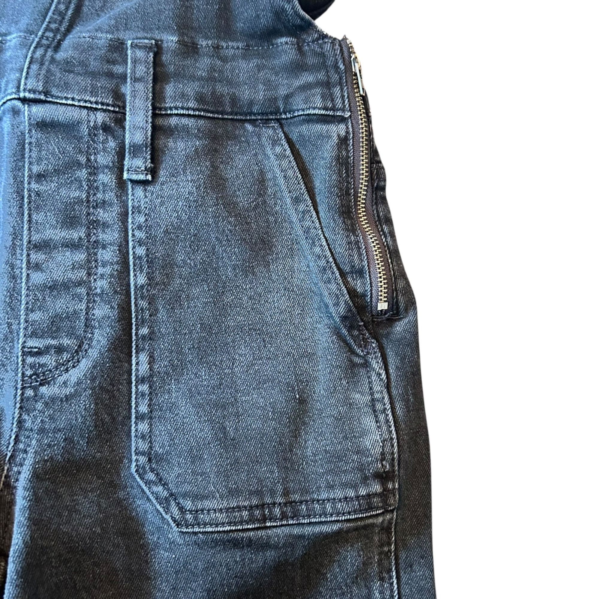 Madewell Madewell Black Boho Grunge Festival Denim Overalls XXS Size 24" / US 00 / IT 34 - 4 Thumbnail