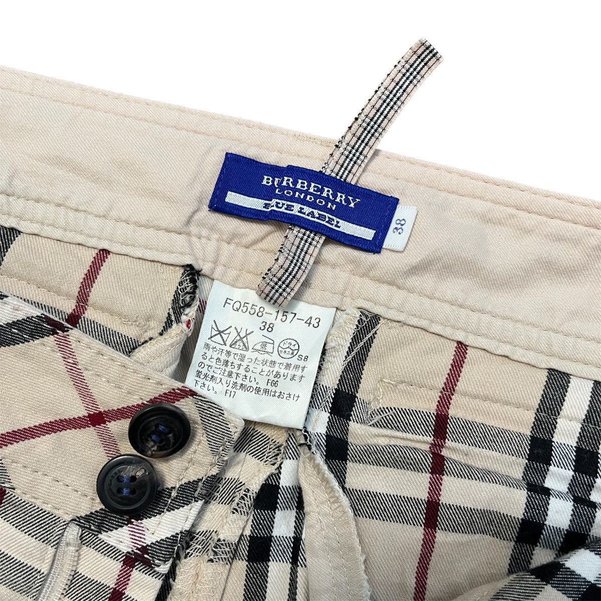 Burberry Women’s Burberry London Blue Label Nova Check Pant Trouser Size US 29 - 5 Thumbnail