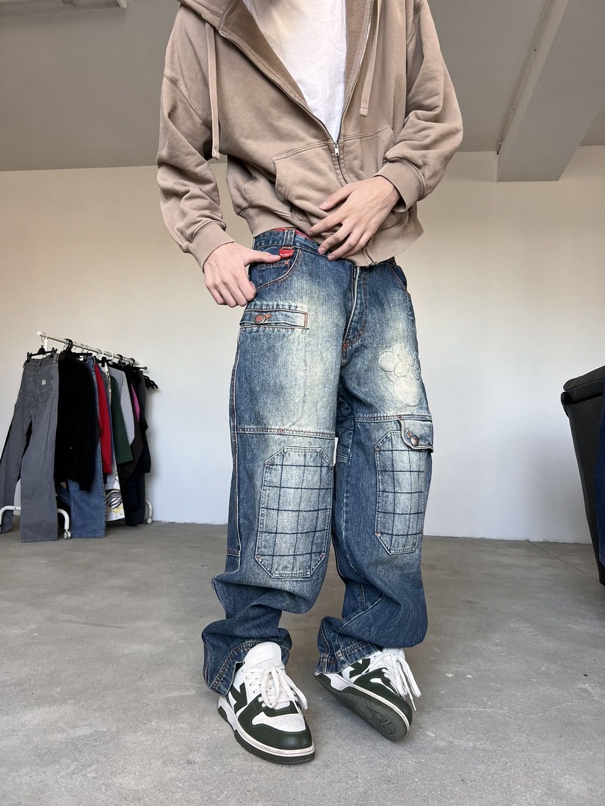 JNCO Vintage Bullrot Baggy Jeans Y2K Size US 32 / EU 48 - 9 Thumbnail