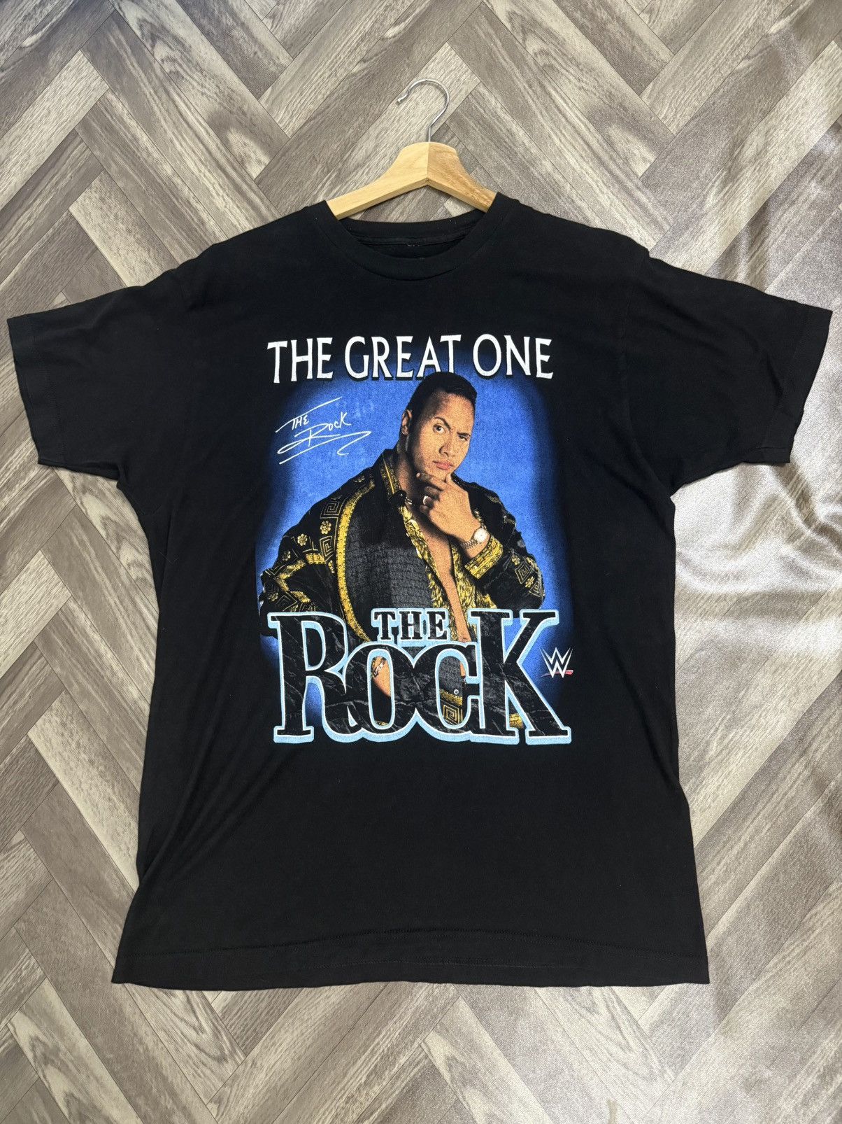 Vintage × WWE Vintage The Rock Wwe Tshirt Size US L / EU 52-54 / 3 - 1 Thumbnail