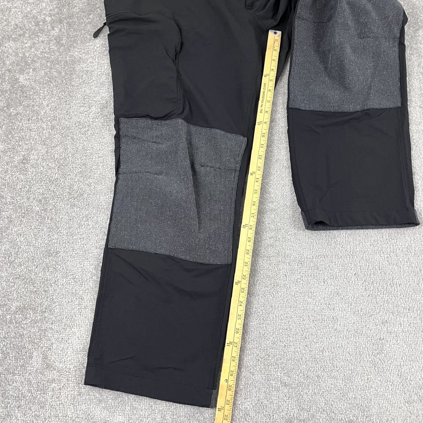 CO VINTAGE Duluth Trading Co Alaskan Hardgear Pants Men 46 x 30 Black Cargo Workwear Outdoor Size US 30 / EU 46 - 6 Thumbnail