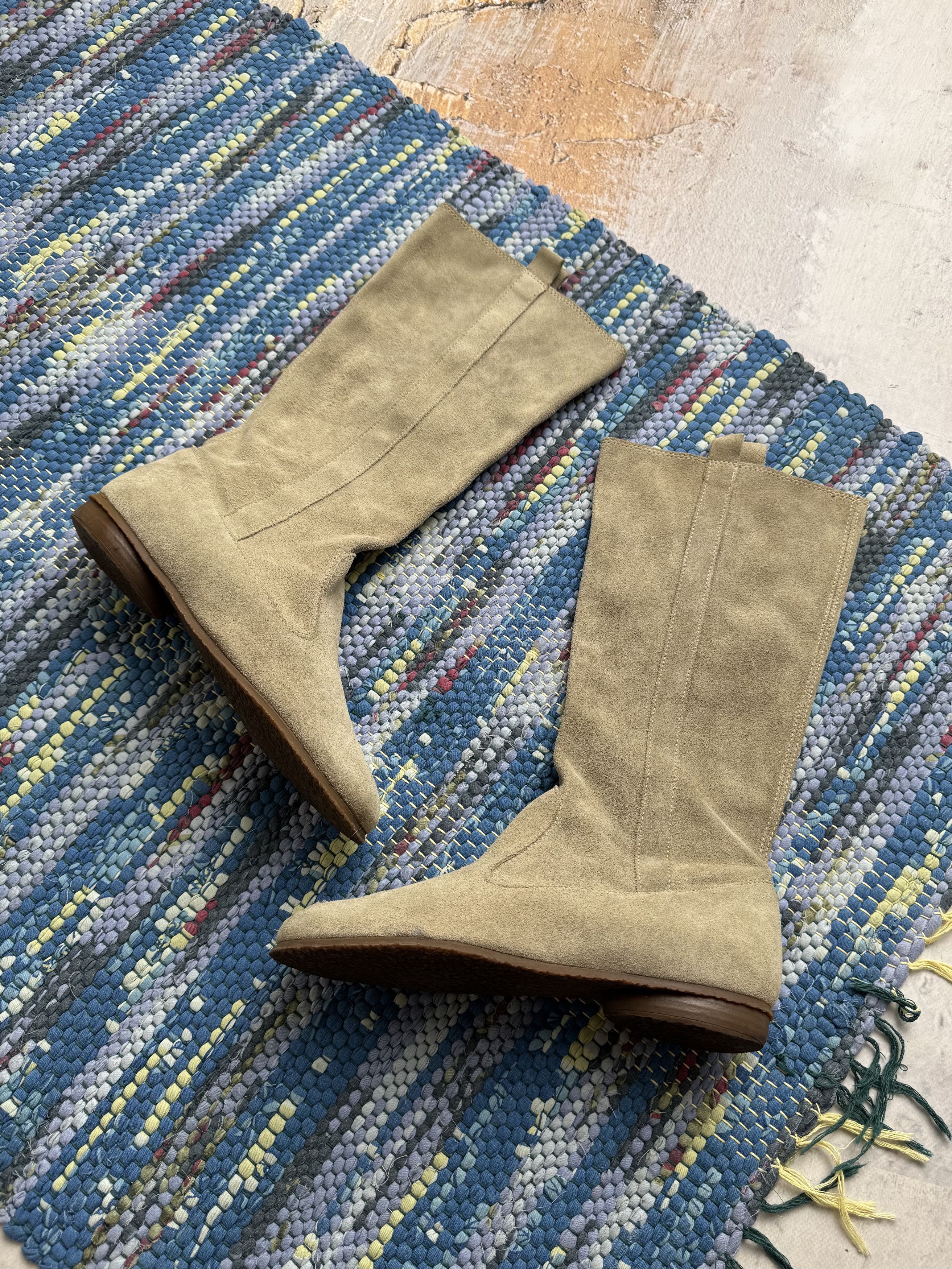 Vintage Vintage Suede Boots A8D15 Size US 8 / IT 38 - 1 Thumbnail