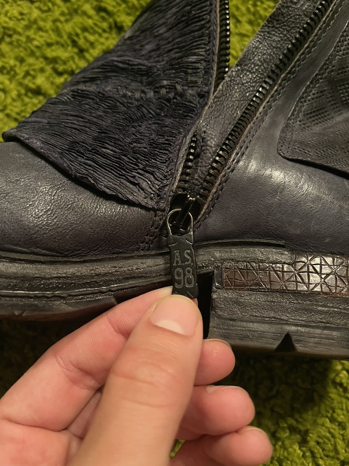 A.S.98 × Designer Airsteps A.S. 98 avant grade leather boots Size US 7 / IT 37 - 11 Thumbnail