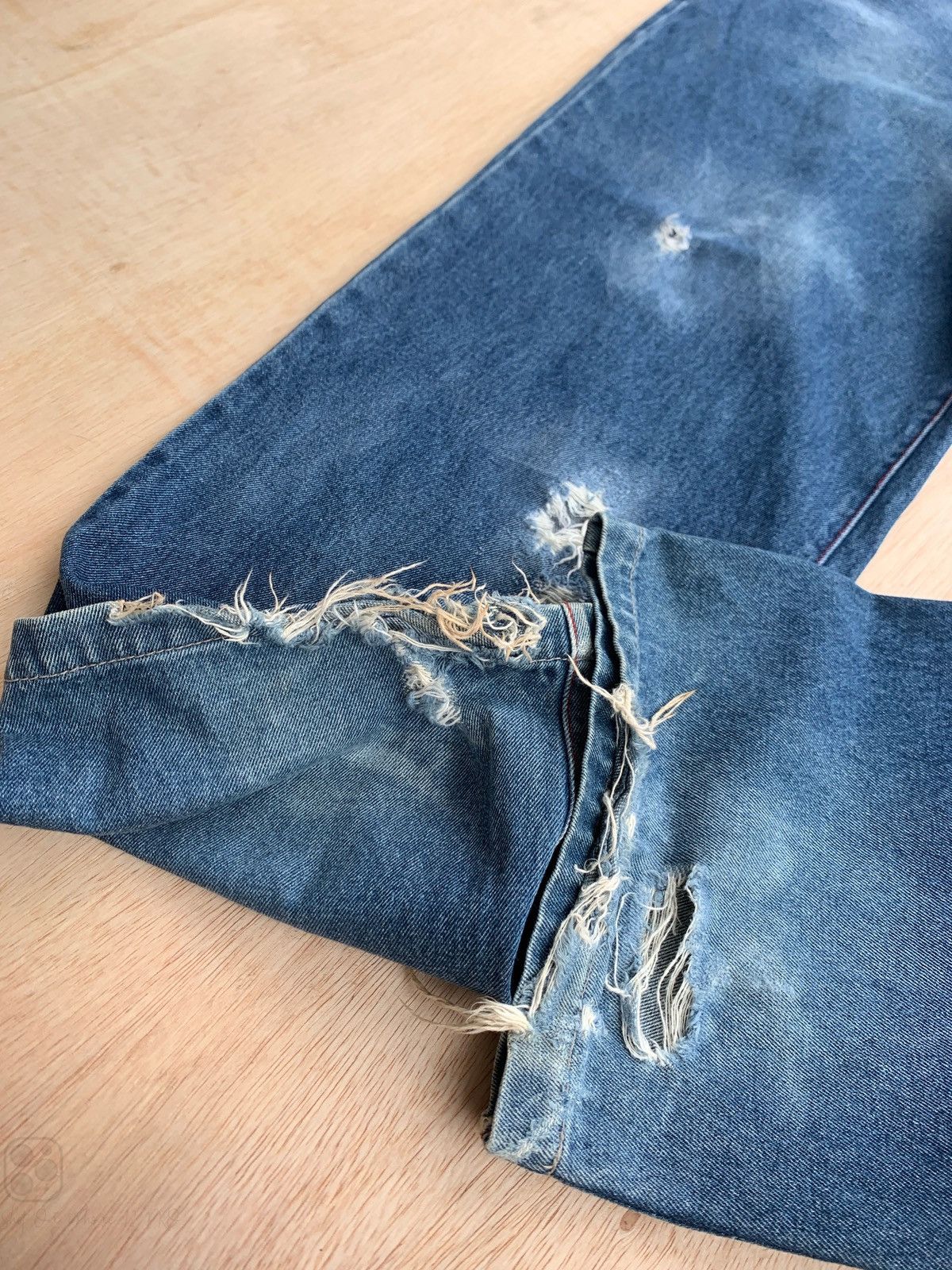 Hysteric Glamour × Japanese Brand Thriller Dnm Distressed Denim Jeans Size US 31 - 14 Thumbnail