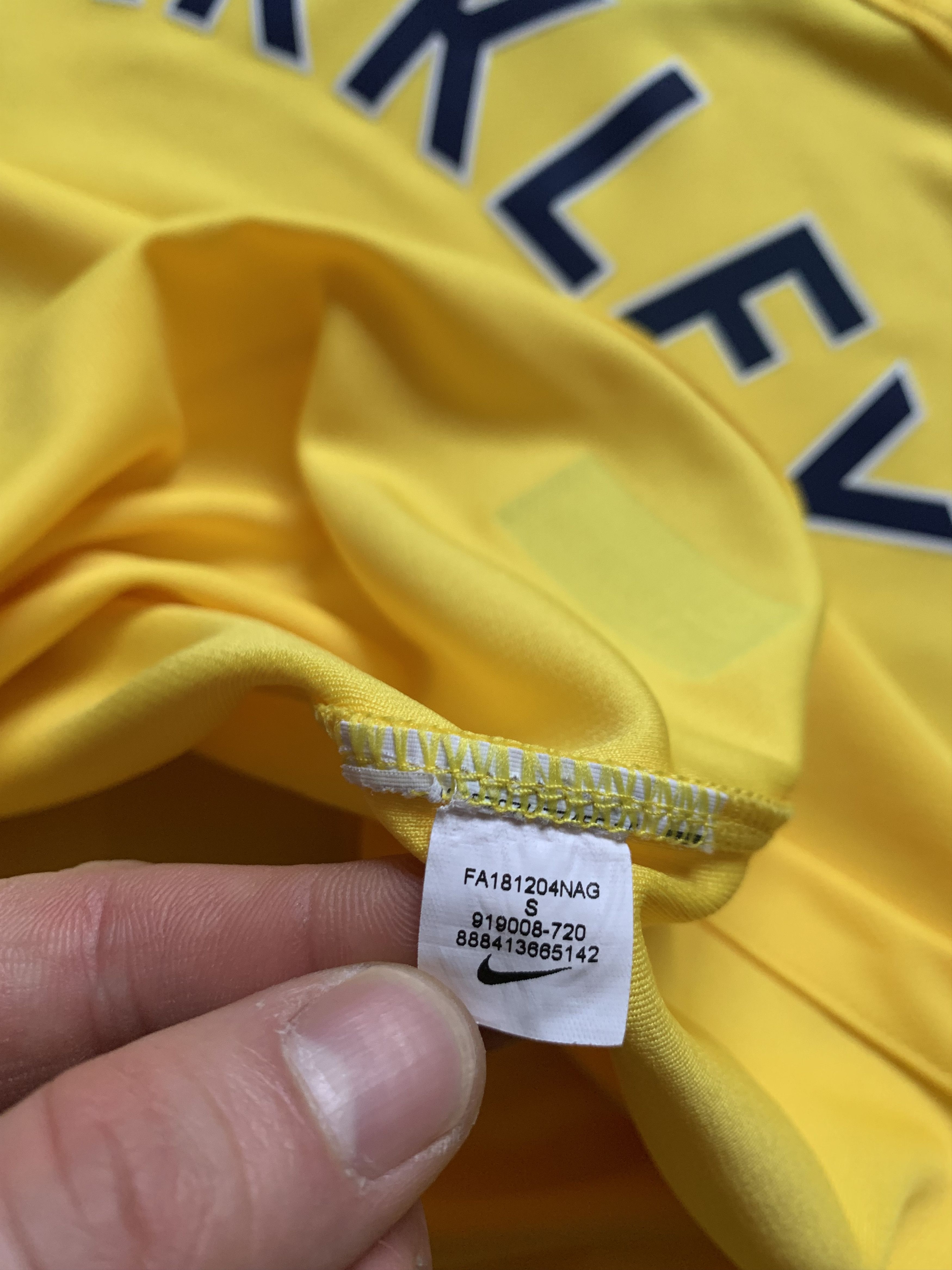 Nike × Vintage Nike Chelsea Away Football Shirt Barkley #9 2018-2019 Size US S / EU 44-46 / 1 - 11 Thumbnail