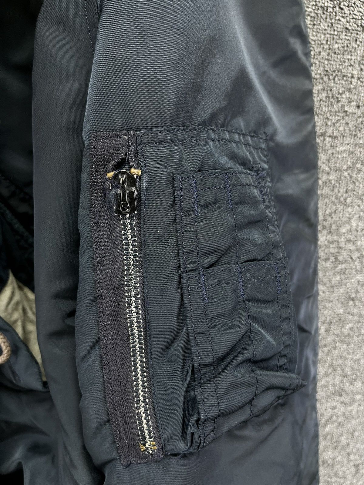 Alpha Industries Vintage Alpha Industries N-2B Attached Hood Flight Jacket Size US L / EU 52-54 / 3 - 15 Thumbnail