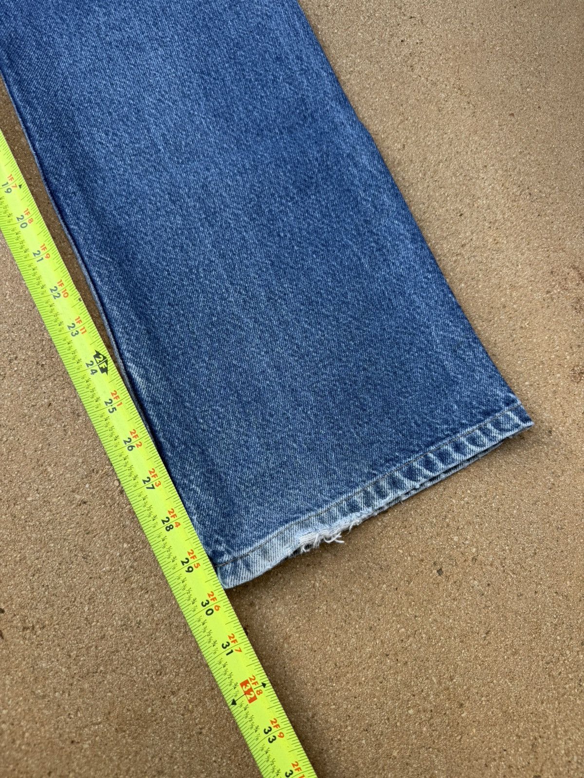 Levi's Vintage 90’s Levi’s 517 Orange Tab Bootcut Flare Jeans 35x30 Size US 35 - 10 Thumbnail