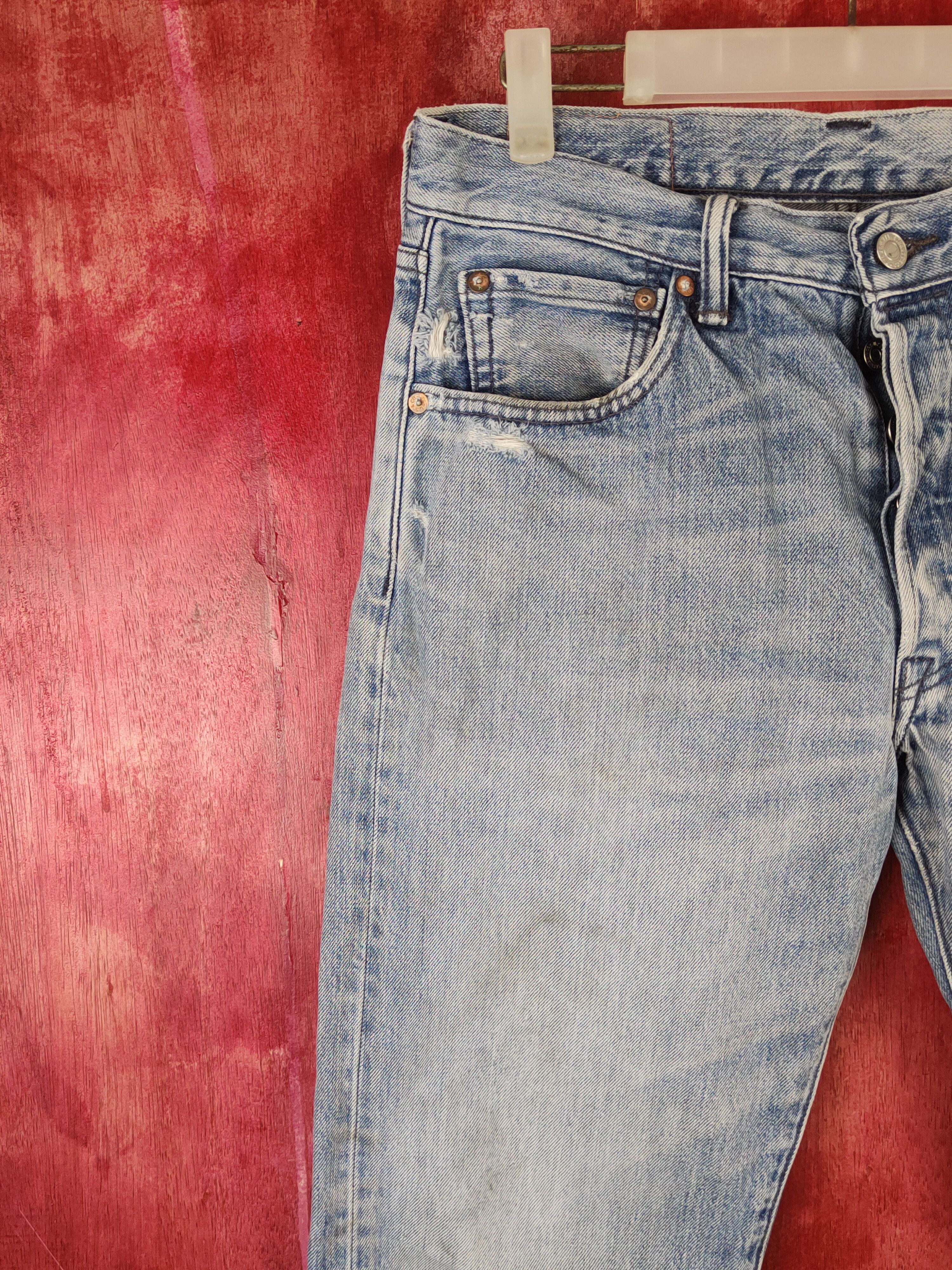 Levi's Levi's Blue Faded vintage Denim Pants #S1374 Size US 32 / EU 48 - 3 Thumbnail