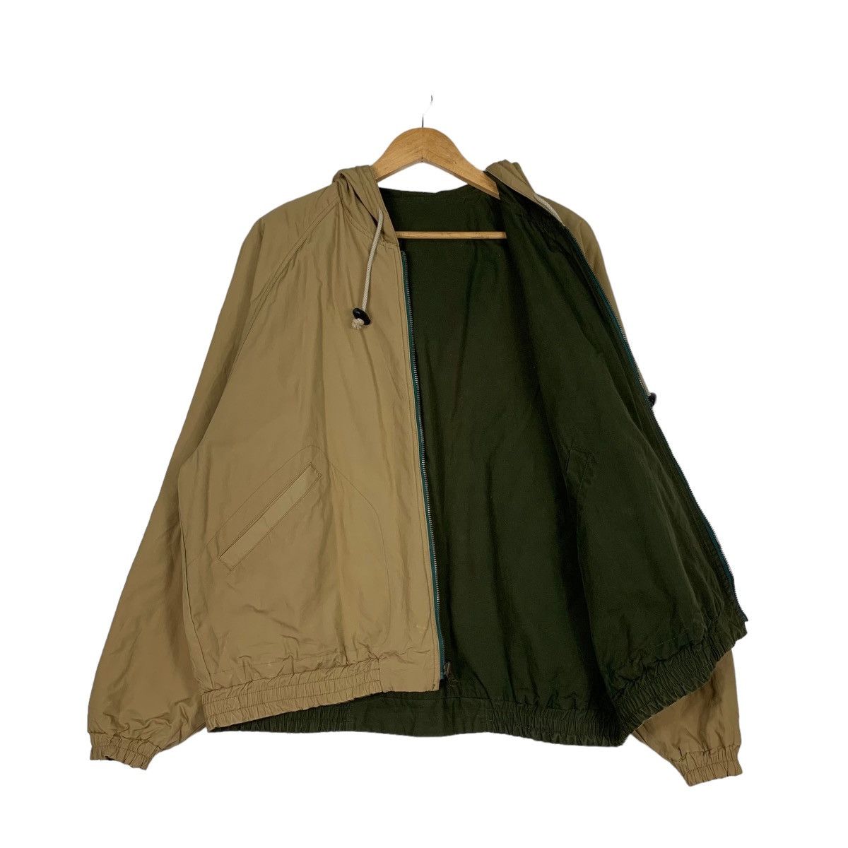 Japanese Brand GUY Division by Hiraoka Reversible Hoodie Jacket #1082-C49 Size US L / EU 52-54 / 3 - 11 Thumbnail