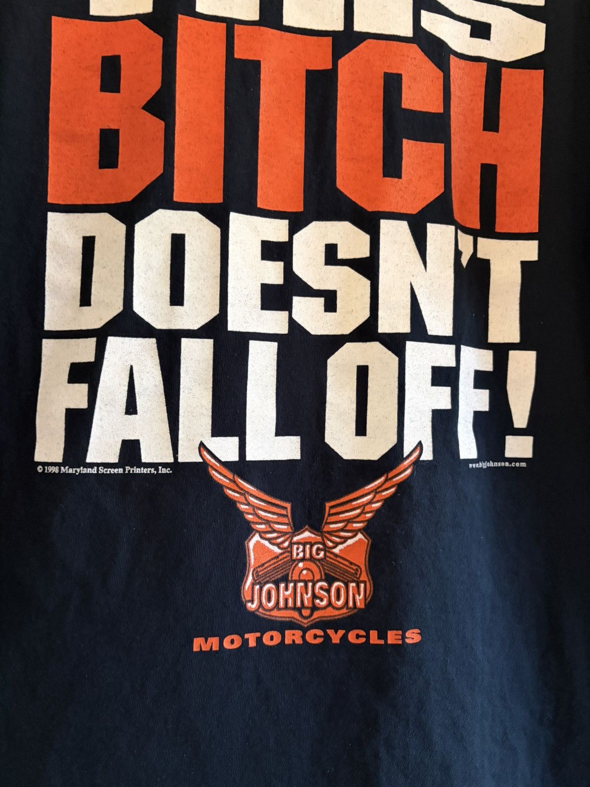 Vintage Vintage 1998 Big Johnson Motorcycles Humor Biker Tee L Size US L / EU 52-54 / 3 - 3 Thumbnail