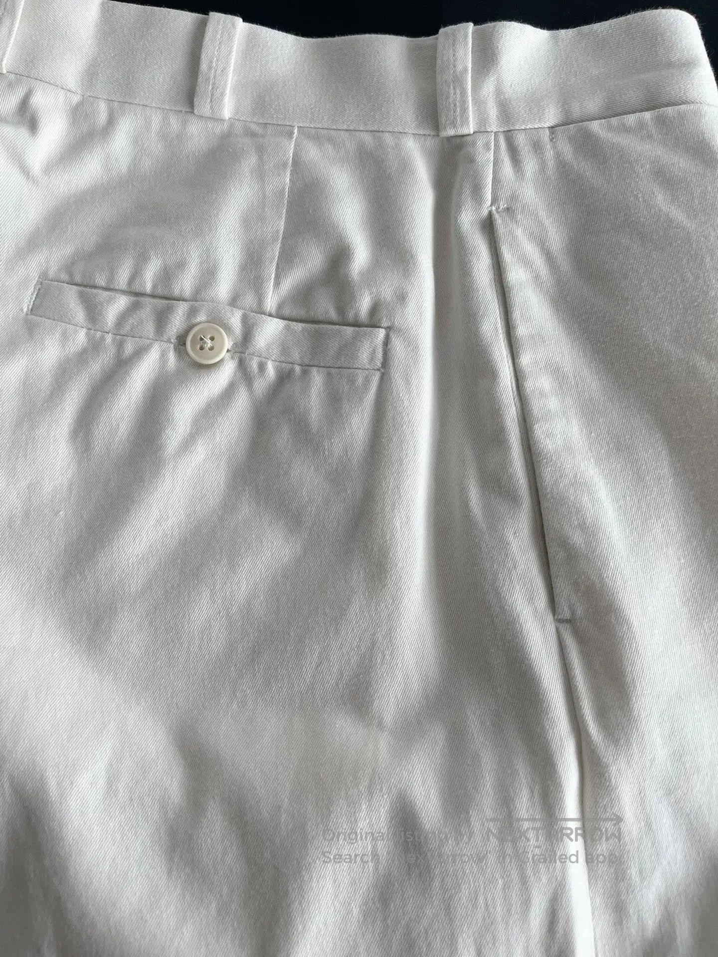 YAECA White Wide-Leg Chino Pants. Size US 28 / EU 44 - 7 Thumbnail