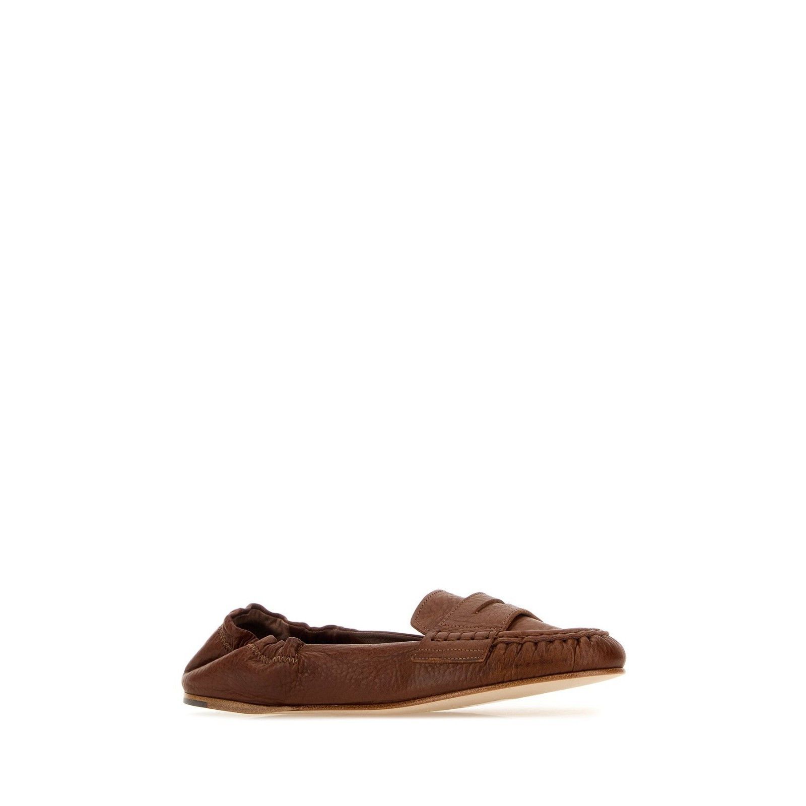 Dsquared2 DSQUARED2 Brown Leather Loafers New (Women's size:9;) Size US 9 / IT 39 - 4 Thumbnail