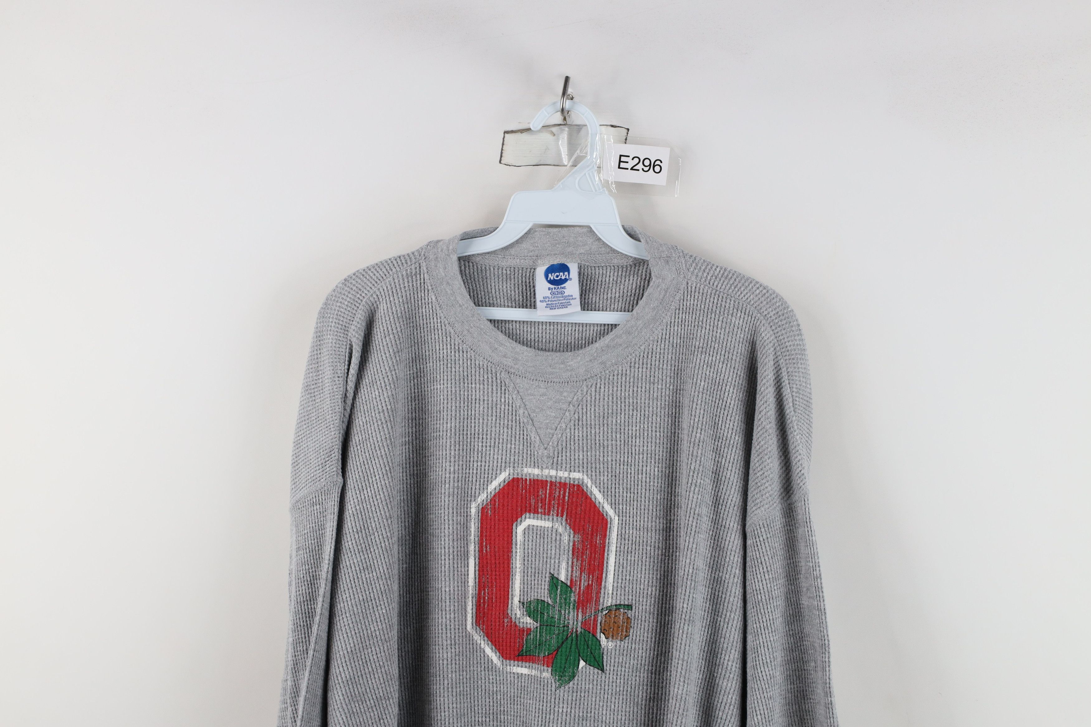 Vintage Vintage University Thermal Waffle Knit Long Sleeve T-Shirt Size US XL / EU 56 / 4 - 2 Thumbnail