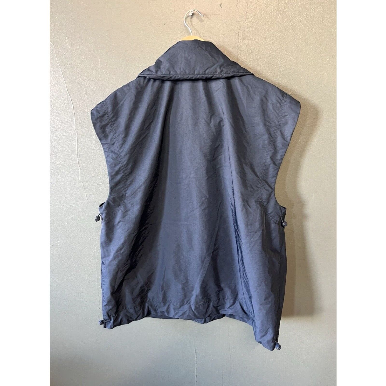 Zara Zara Vest Women Blue Sleeveless Boxy Oversized Pocket XS/S Size S Regular Jacket Size S / US 4 / IT 40 - 2 Thumbnail