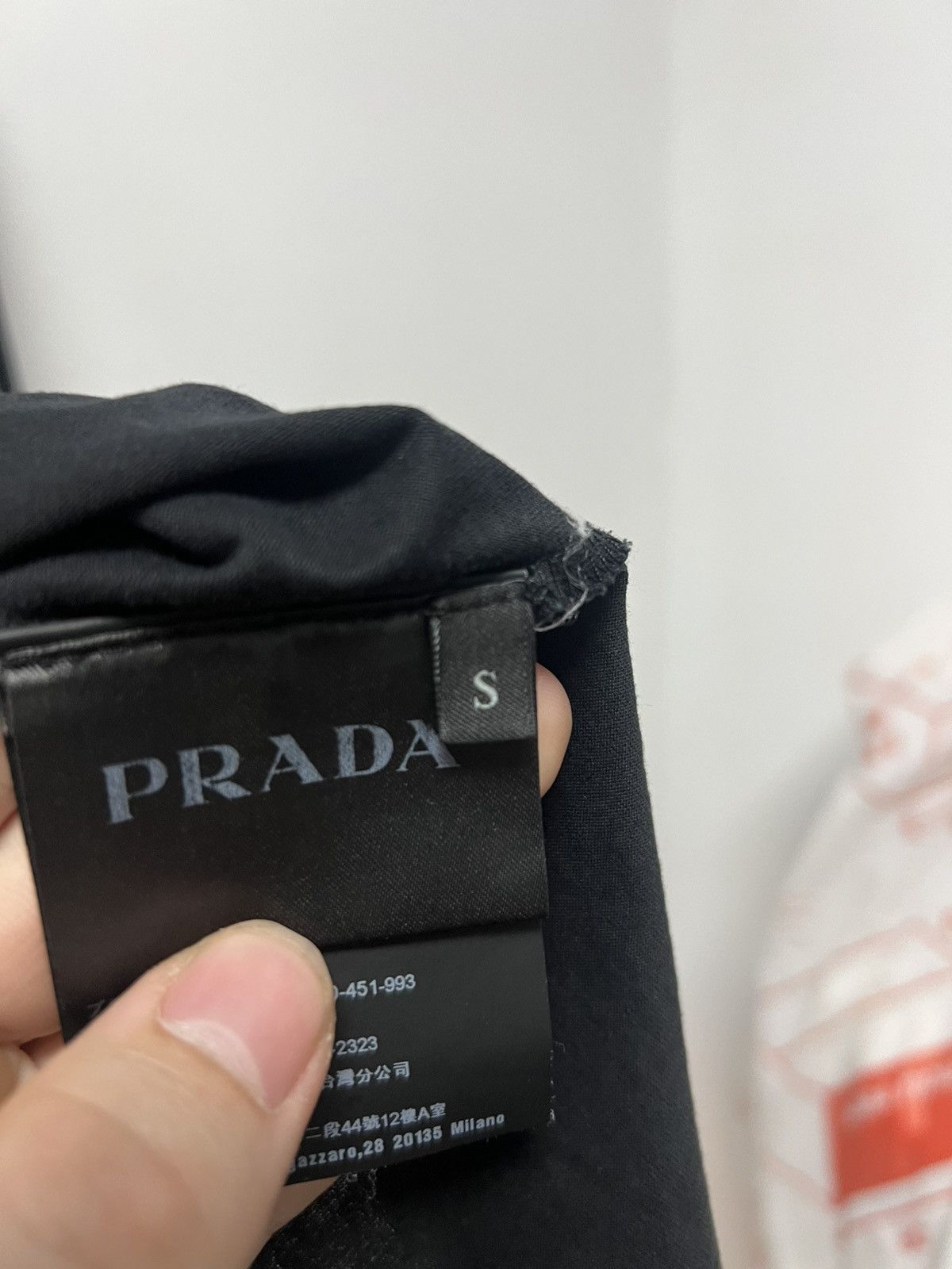 Prada Prada Black Long-Sleeve Polo Shirt – Size S Mens Size US S / EU 44-46 / 1 - 7 Thumbnail