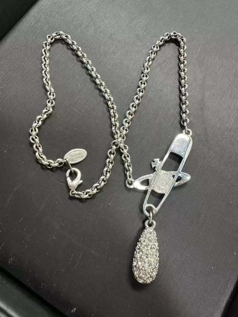 Vivienne Westwood Vivienne Westwood Saturn necklace Size ONE SIZE - 6 Thumbnail