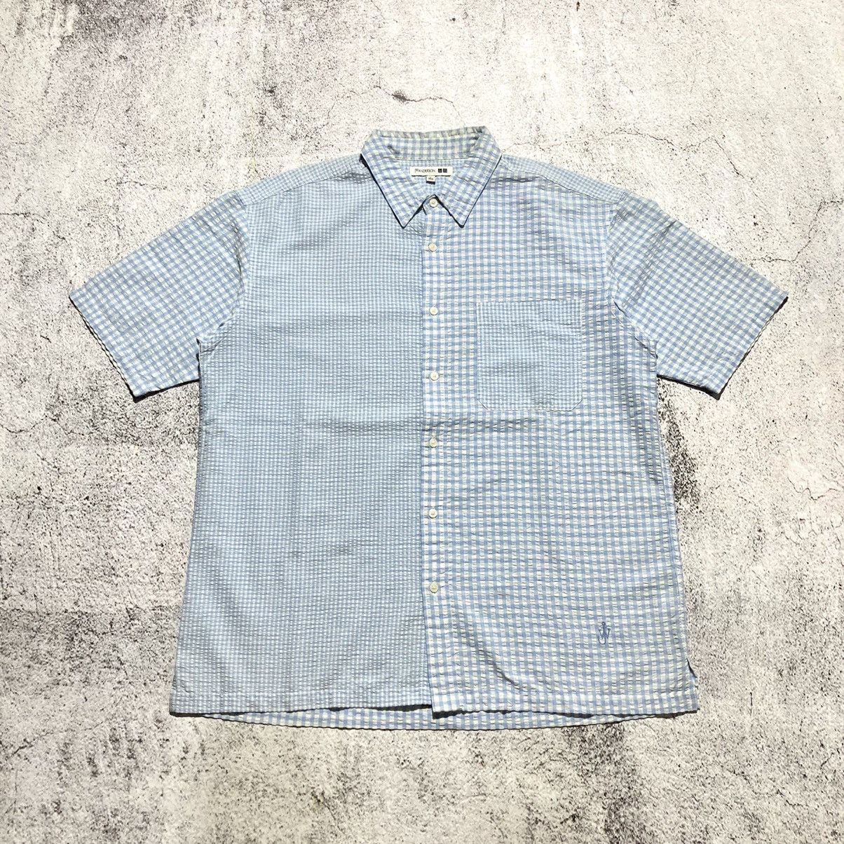 Japanese Brand Uniqlo X JW Anderson Square Motif Button Up Shirt Designer Size US XXL / EU 58 / 5 - 1 Thumbnail