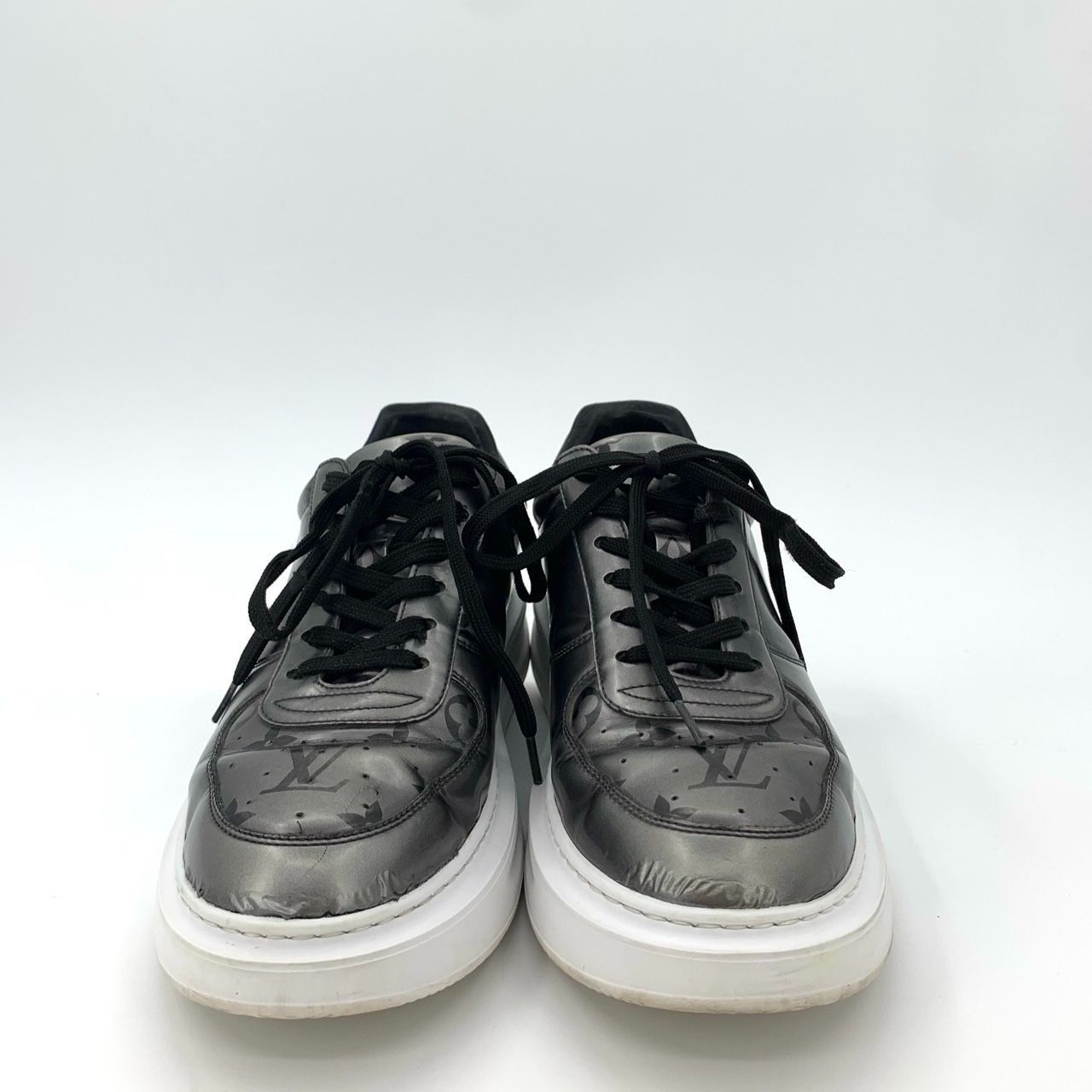 Louis Vuitton [Louis Vuitton] Beverly Hills Monogram Print Silver-Black Le Size US 7 / EU 40 - 8 Thumbnail