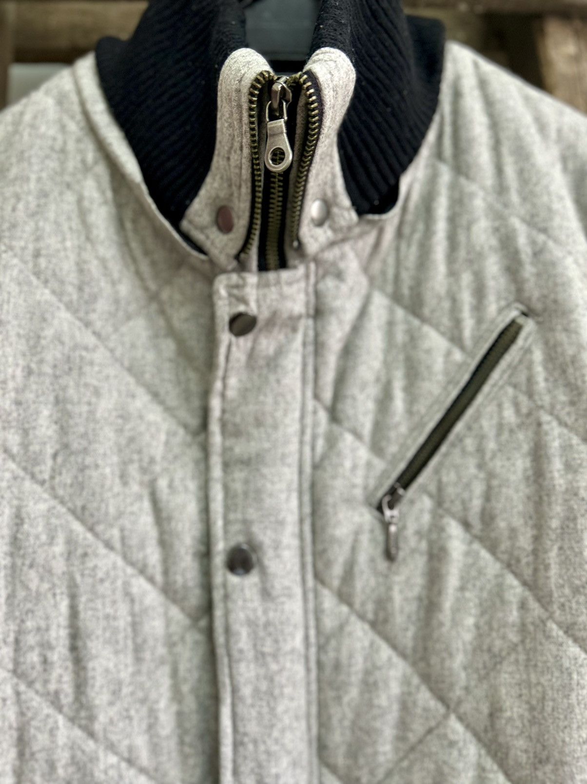 Michel Klein Vintage Michel Klein Quilted Bomber Jacket Size US M / EU 48-50 / 2 - 3 Thumbnail