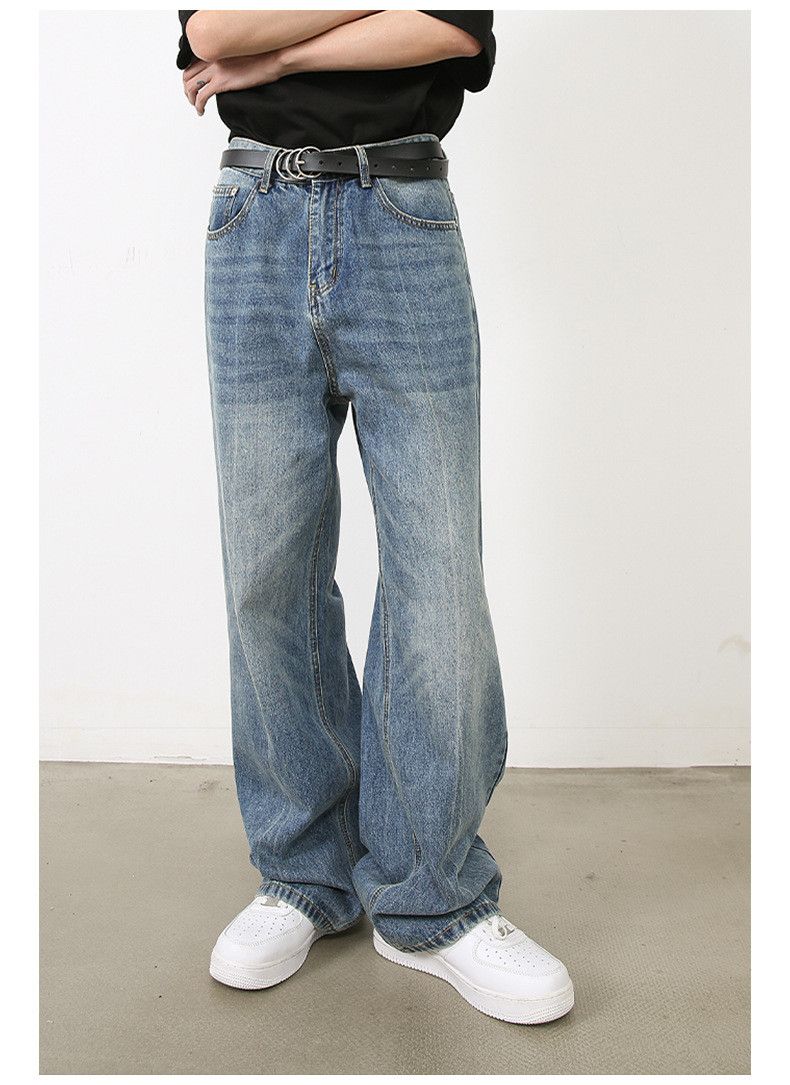 Japanese Brand Washed vintage American straight casual jeans y2k Size US 34 / EU 50 - 3 Thumbnail