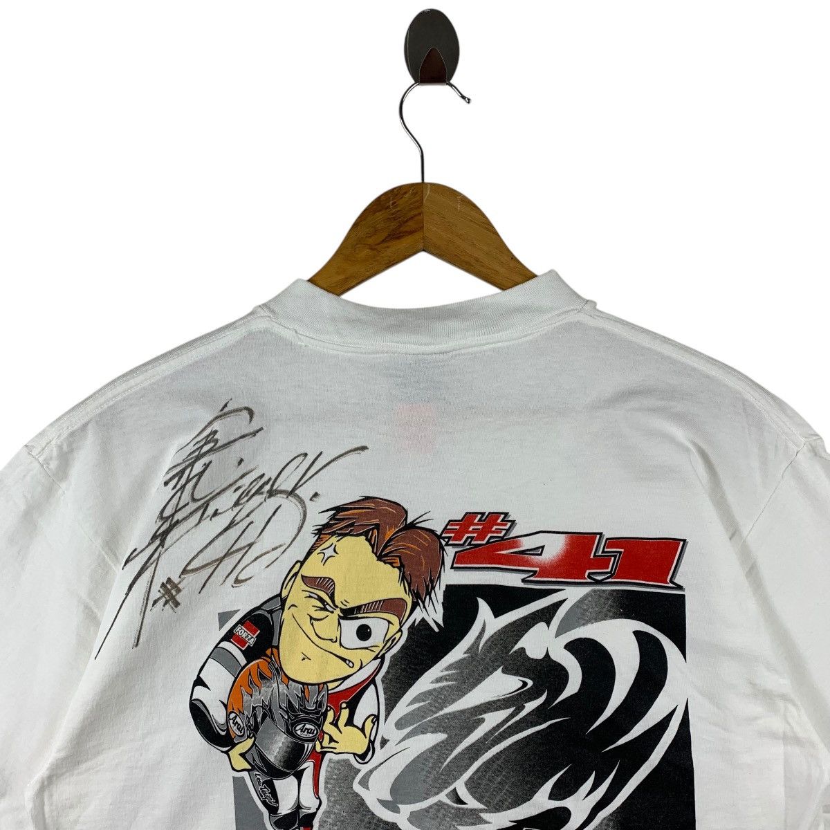 Vintage Vintage TAKAHIRO TIGER SOHWA Ducati superbike rider tee Size US L / EU 52-54 / 3 - 9 Thumbnail