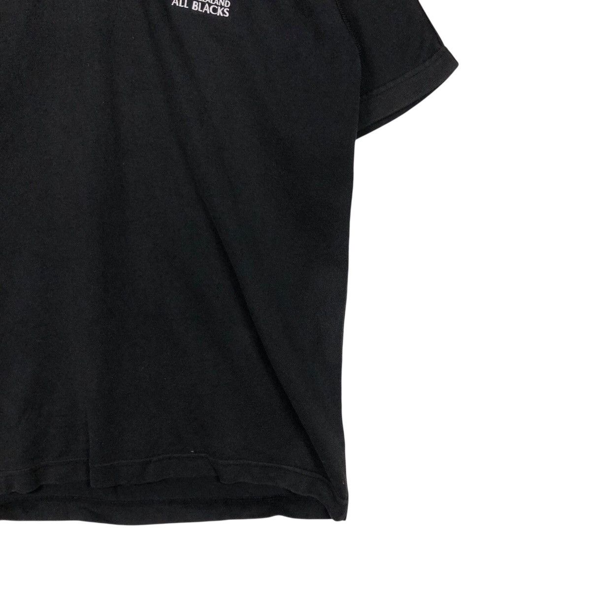 Adidas 📌Vintage Adidas All Black Rugby Polo Collar Big Logo Size US M / EU 48-50 / 2 - 6 Thumbnail