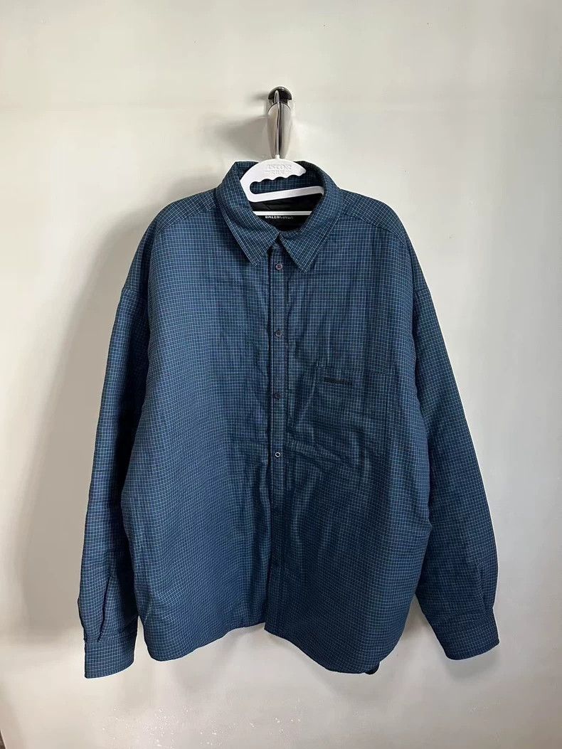 Balenciaga Balenciaga Embroidered Plaid Cotton Jacket Size US XXS / EU 40 - 1 Thumbnail